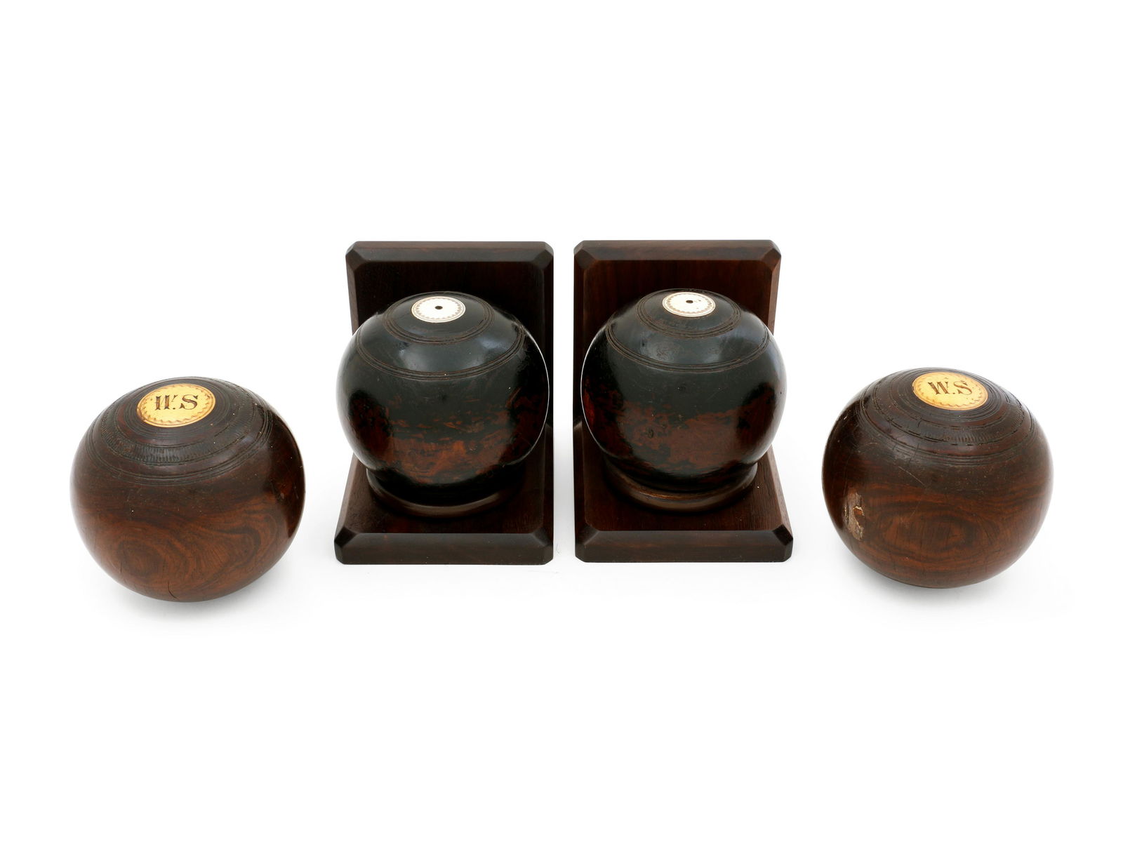 Four Lawn Bowling Balls (1 of 1)