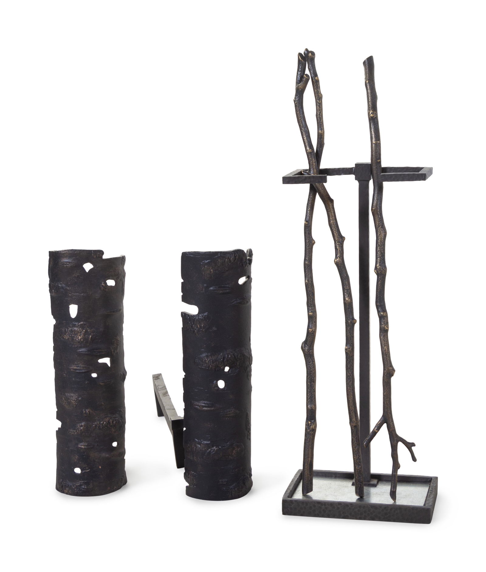 A Group of Metal Fireplace Articles (1 of 2)