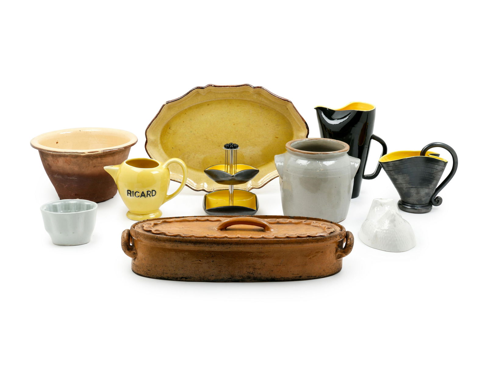 Ten Ceramic and Stoneware Table Articles (1 of 2)