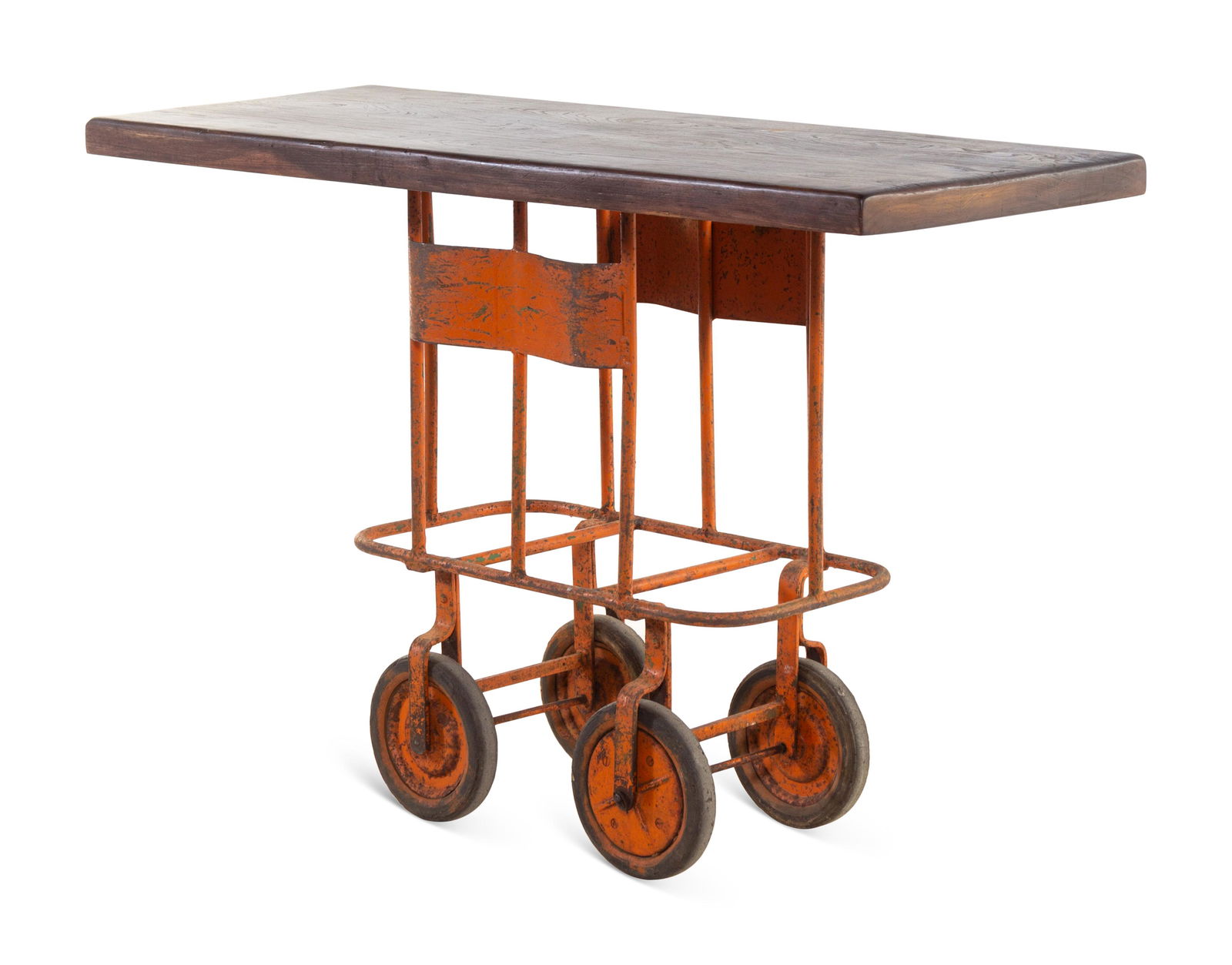 A Painted Metal Bar Cart (1 of 2)