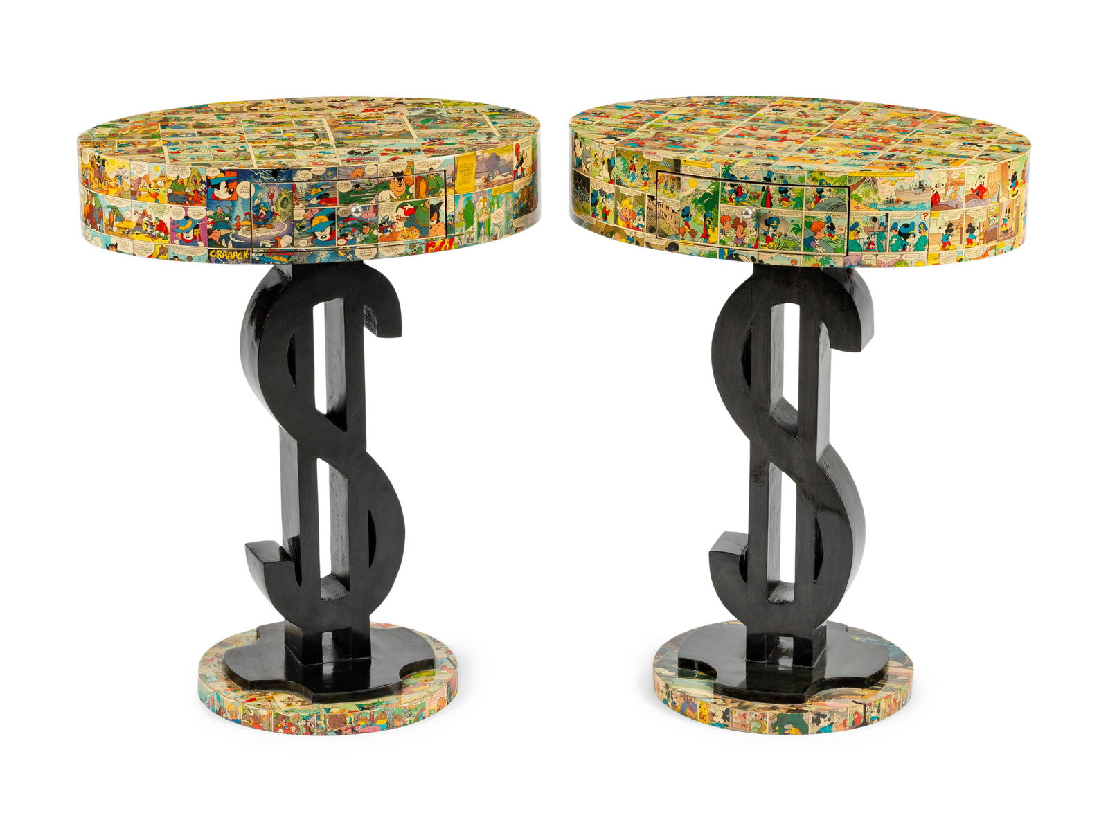A Pair of Art Moderne Style Side Tables (1 of 1)