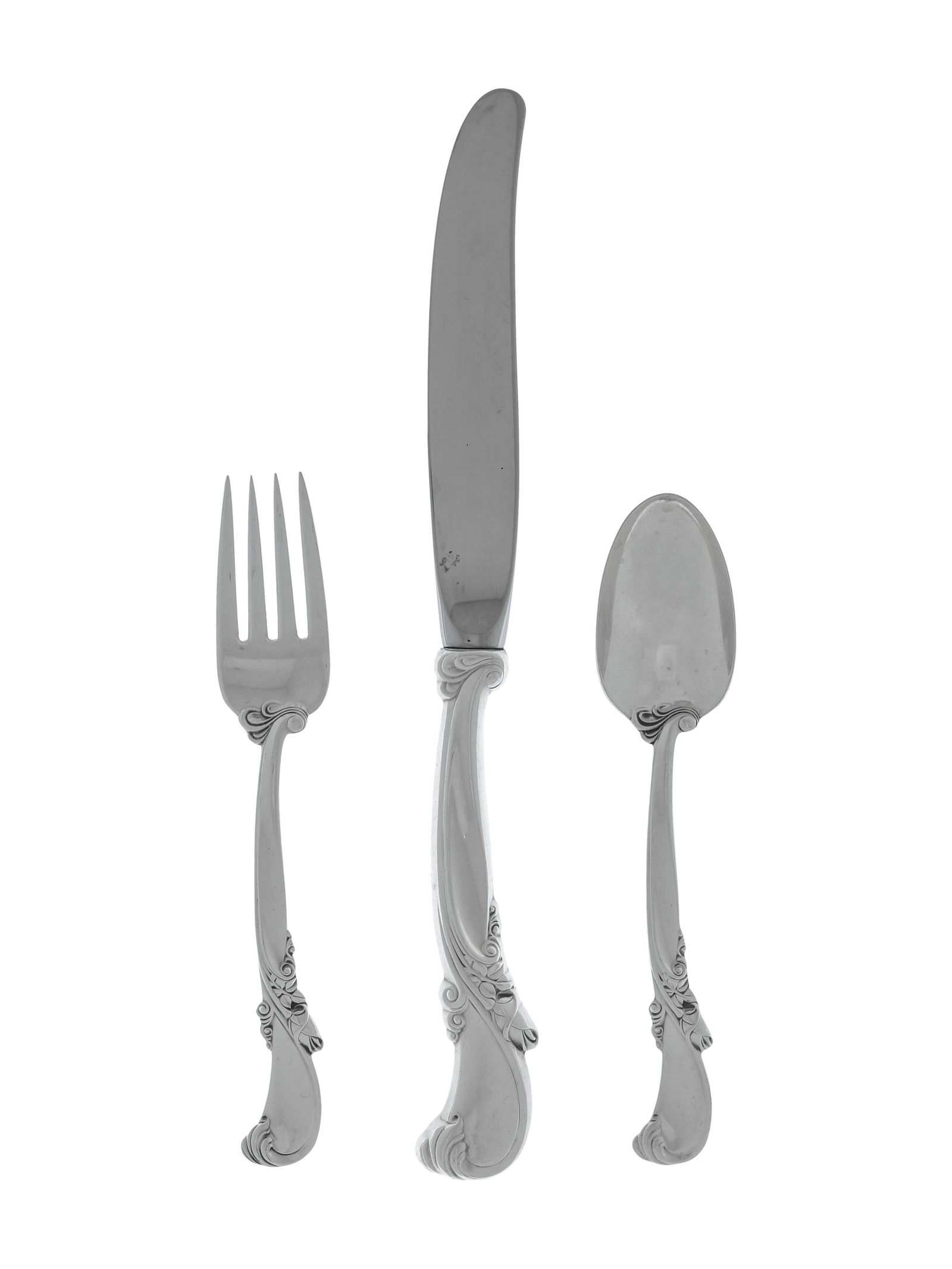 An American Silver Flatware Service (1 of 2)