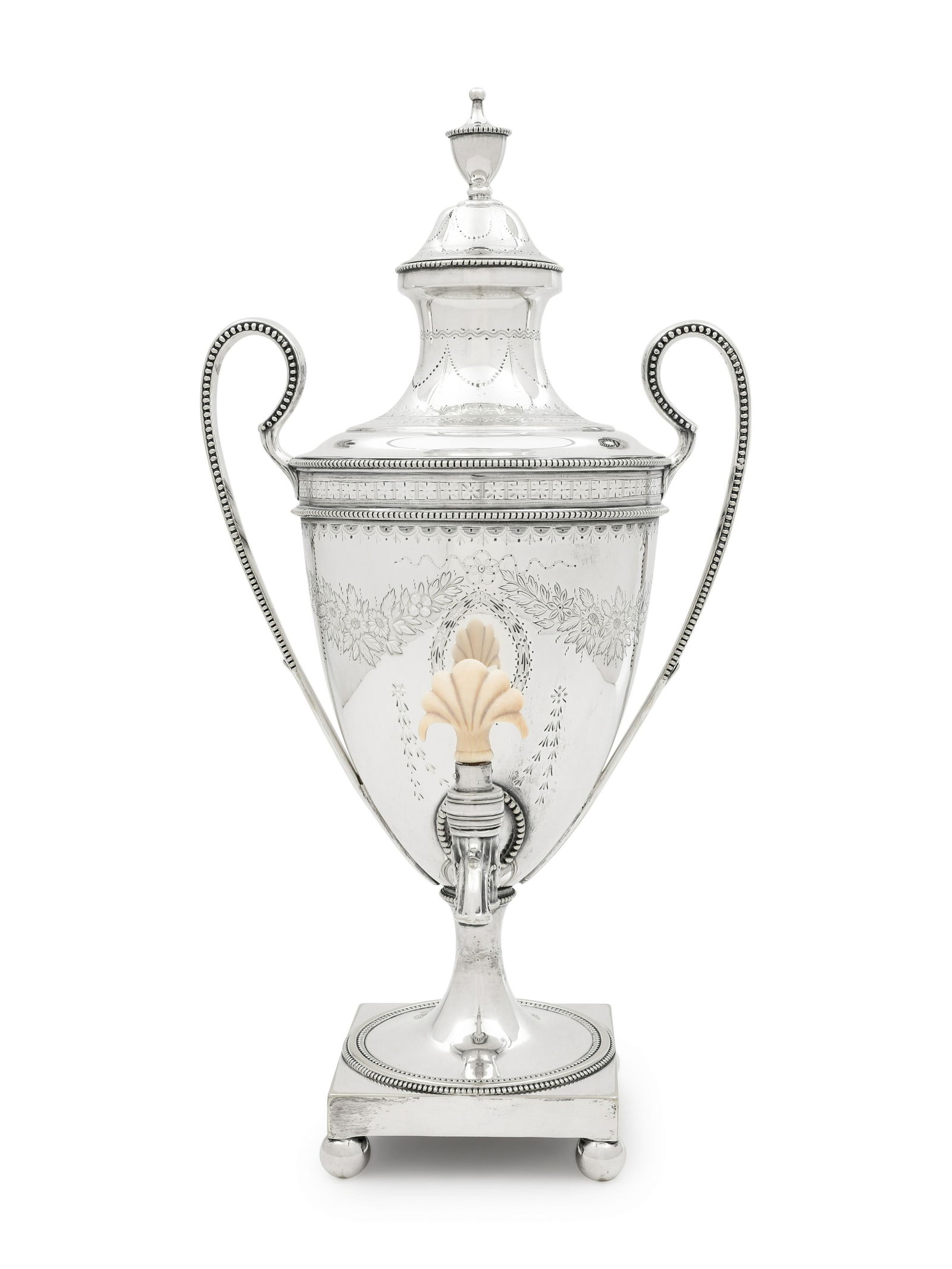 A Georgian Silver-Plate Tea Urn  (1 of 4)