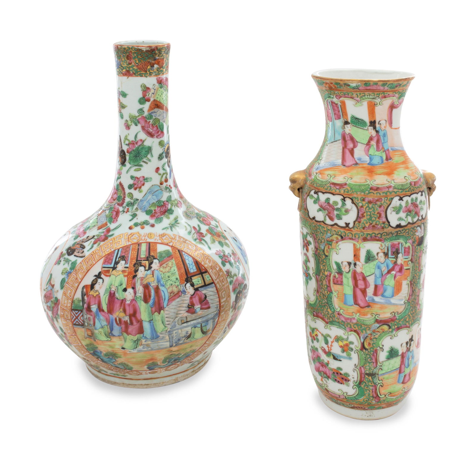 Two Rose Medallion Porcelain Articles (1 of 1)