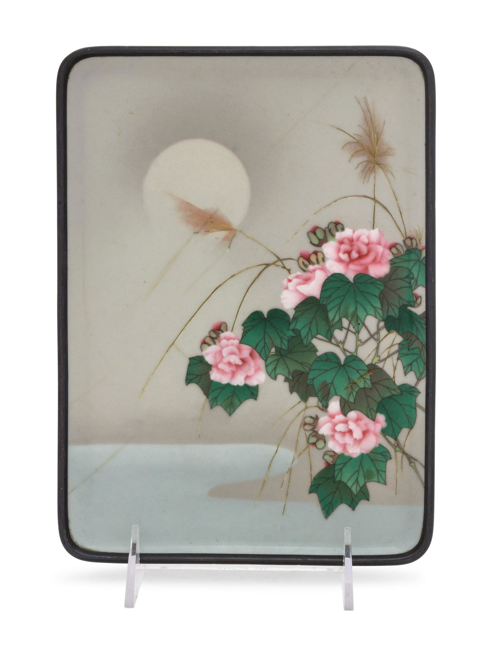 A Namikawa Sosuke Cloisonne Enamel Tray (1 of 2)