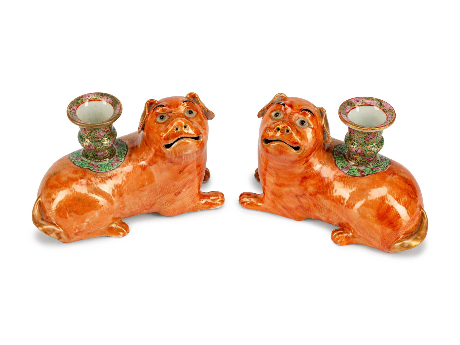 A Pair of Chinese Export Porcelain Figures (1 of 1)