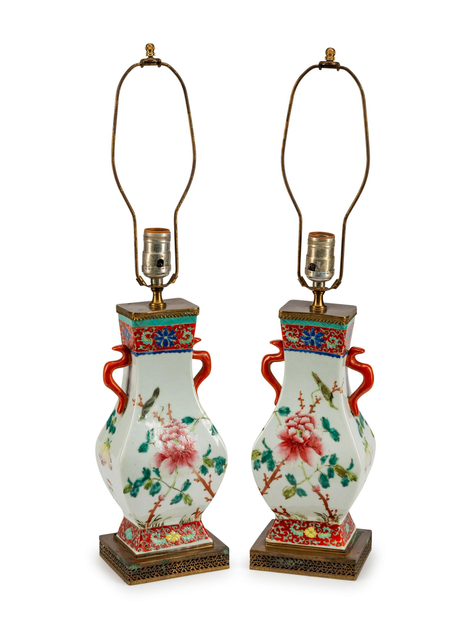 A Pair of Chinese Export Porcelain Vases (1 of 2)