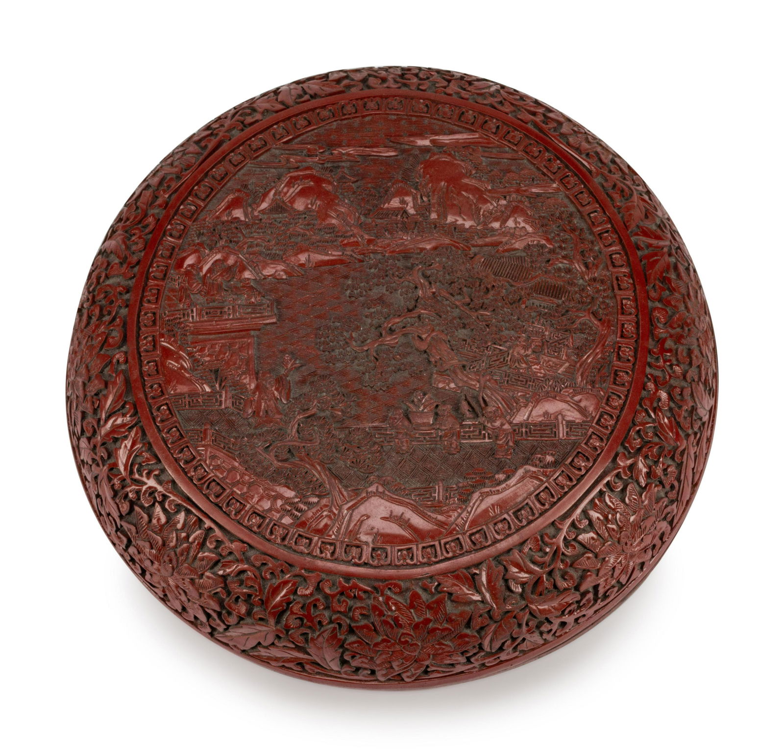 A Chinese Export Red Lacquer Box (1 of 1)