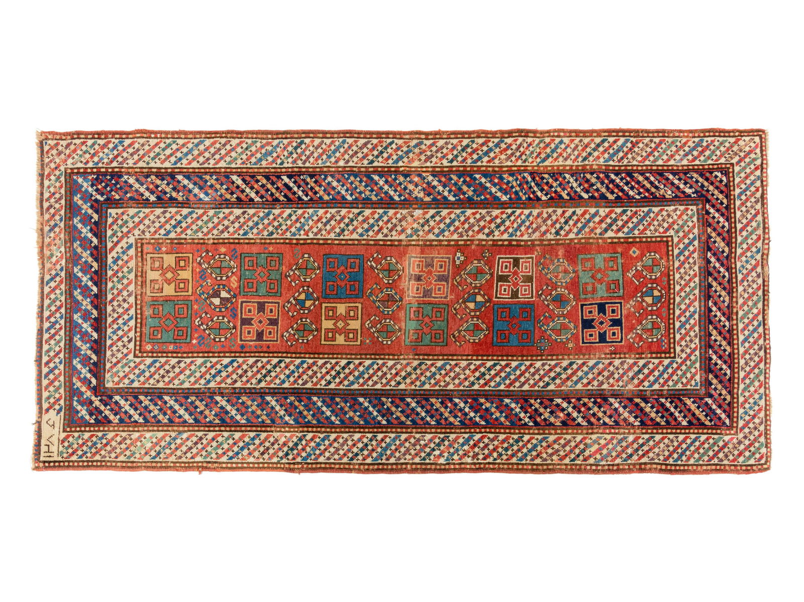 A Kuba Wool Rug (1 of 1)