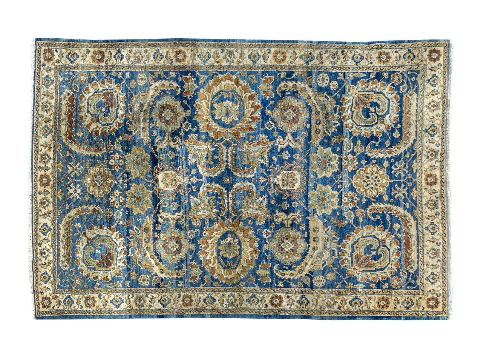 An Agra Wool Rug 11 feet 10 inches x 7 feet 9 inches.: An Agra Wool Rug 20TH CENTURY 11 feet 10 inches x 7 feet 9 inches. Property from a Private Collection, Palm Beach, Florida