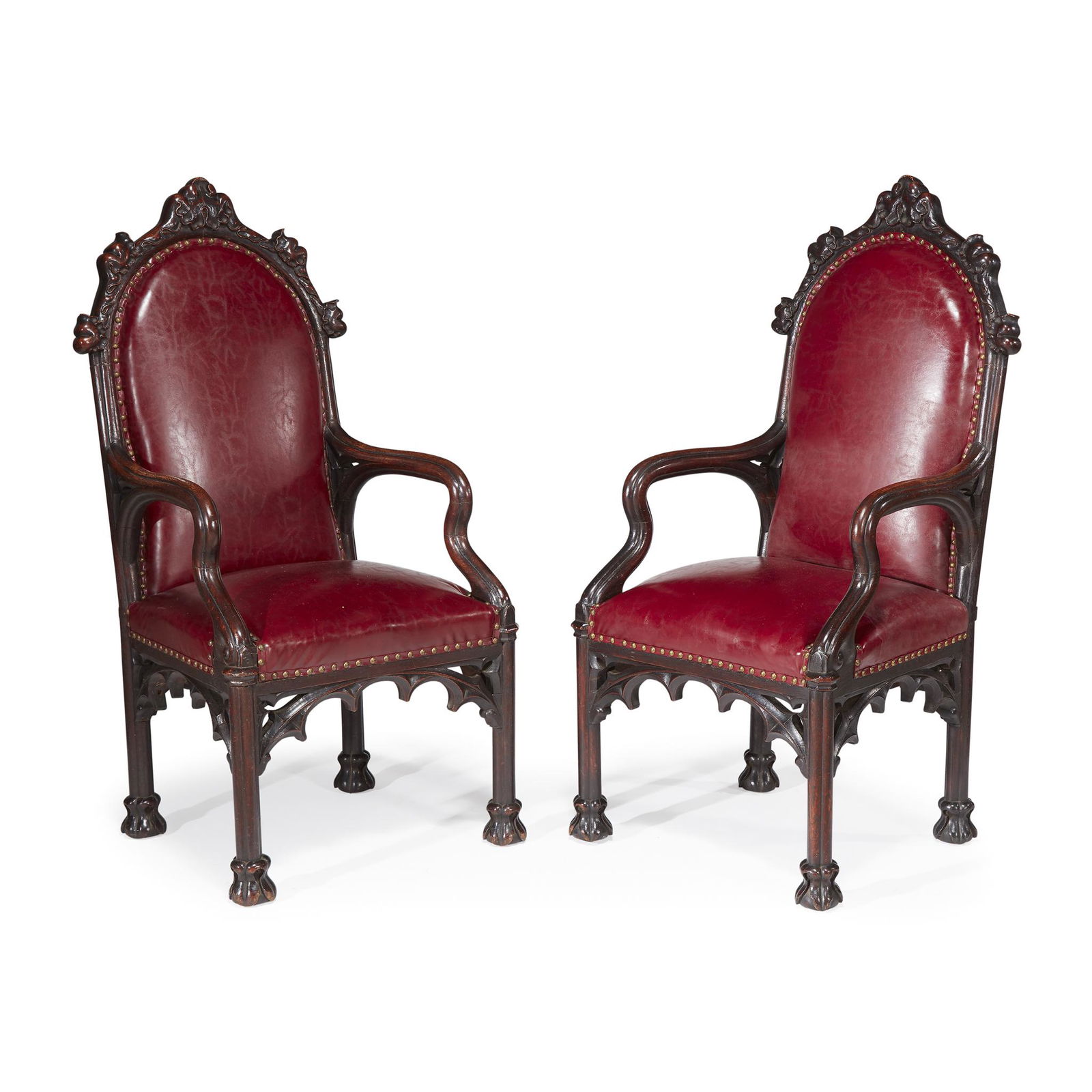 Rare pair of Herrick-Maynard-Hatch Gothic Revival (1 of 1)