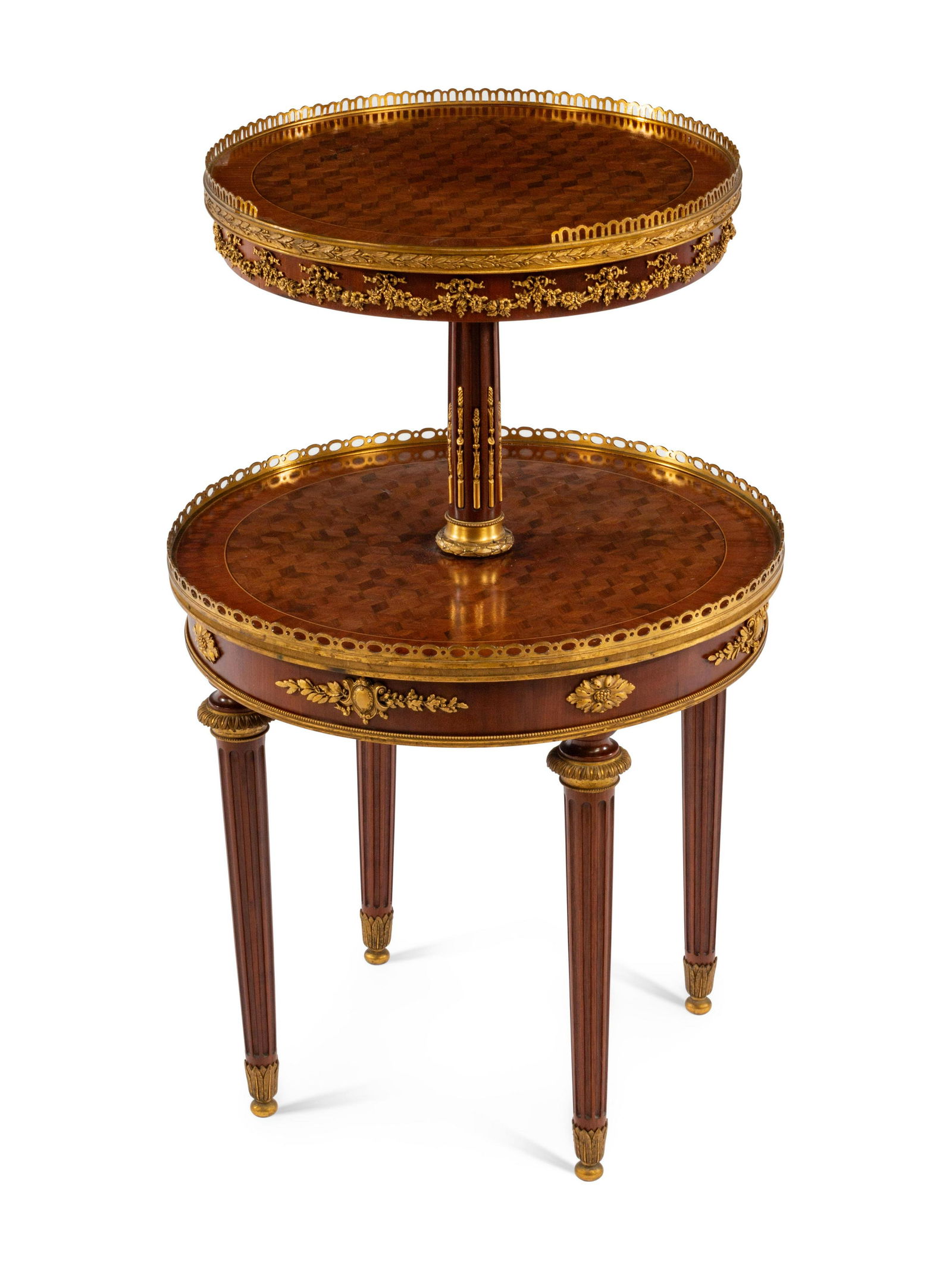 A Napoleon III Style Gilt Bronze Mounted Parquetry (1 of 1)