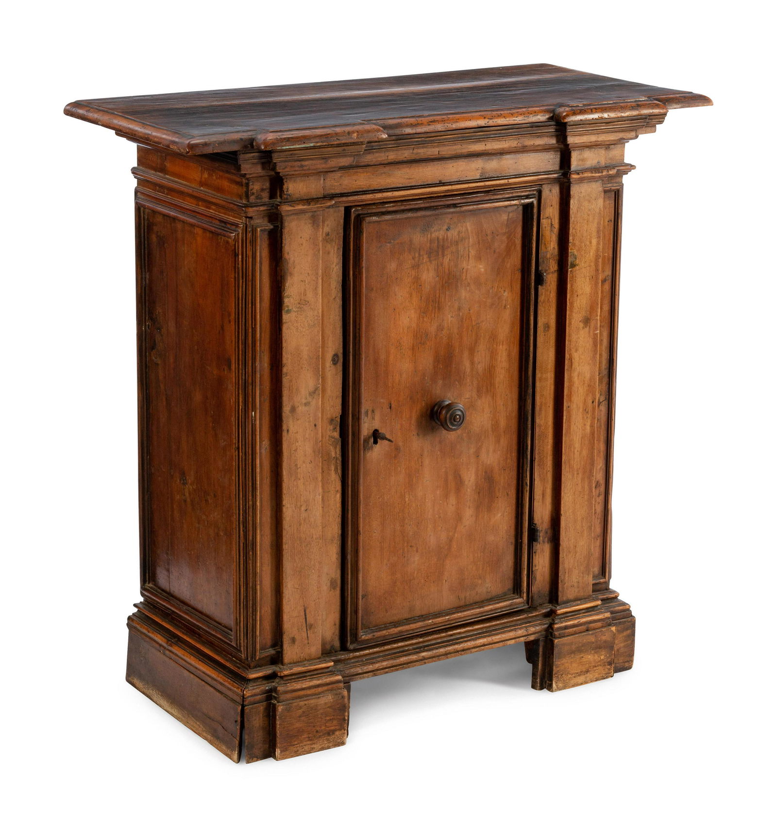 An Italian Carved Walnut Console Cabinet (1 of 1)