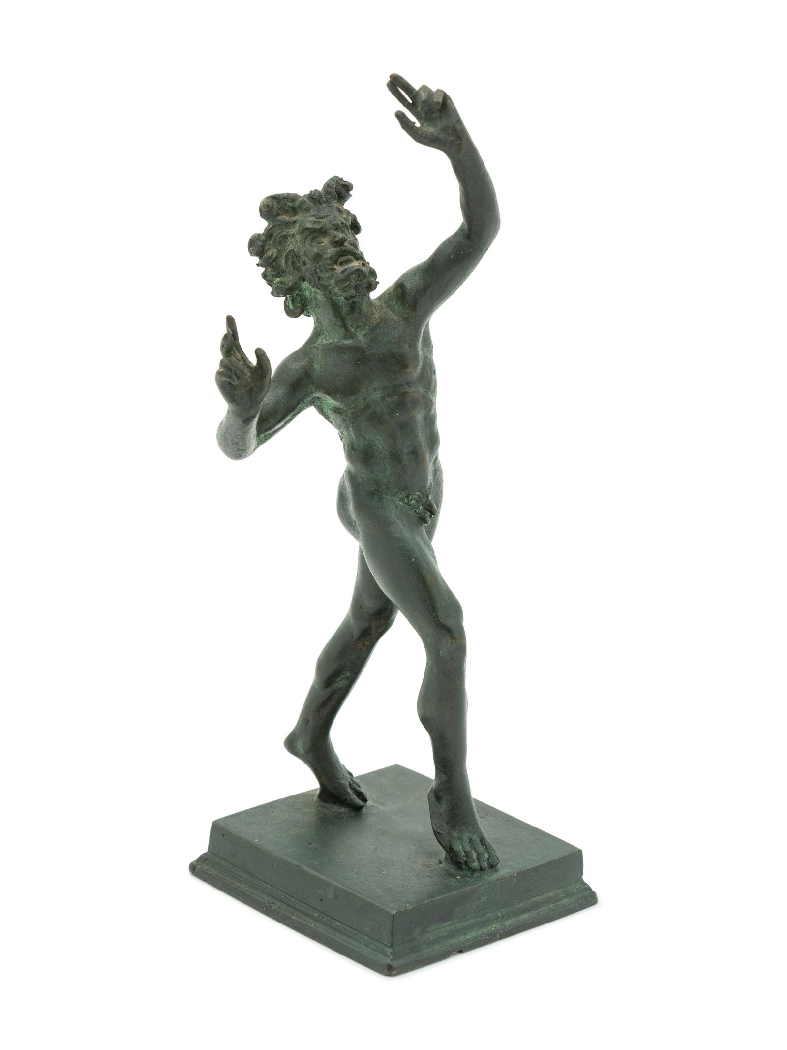 A Grand Tour Bronze Figure of the Faun of Pompeii (1 of 3)