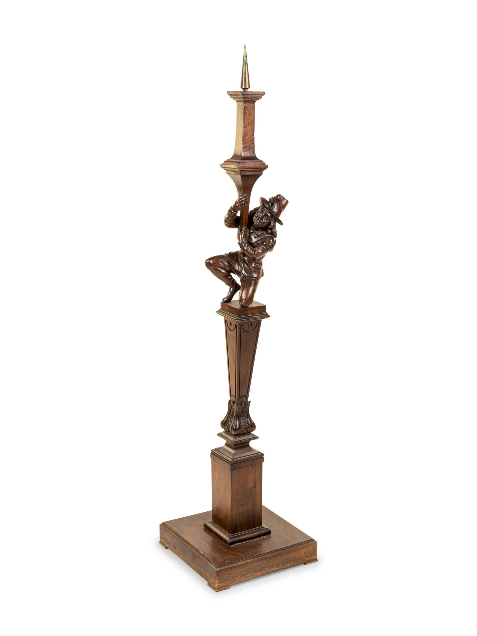 A Black Forest Carved Pricket  (1 of 3)