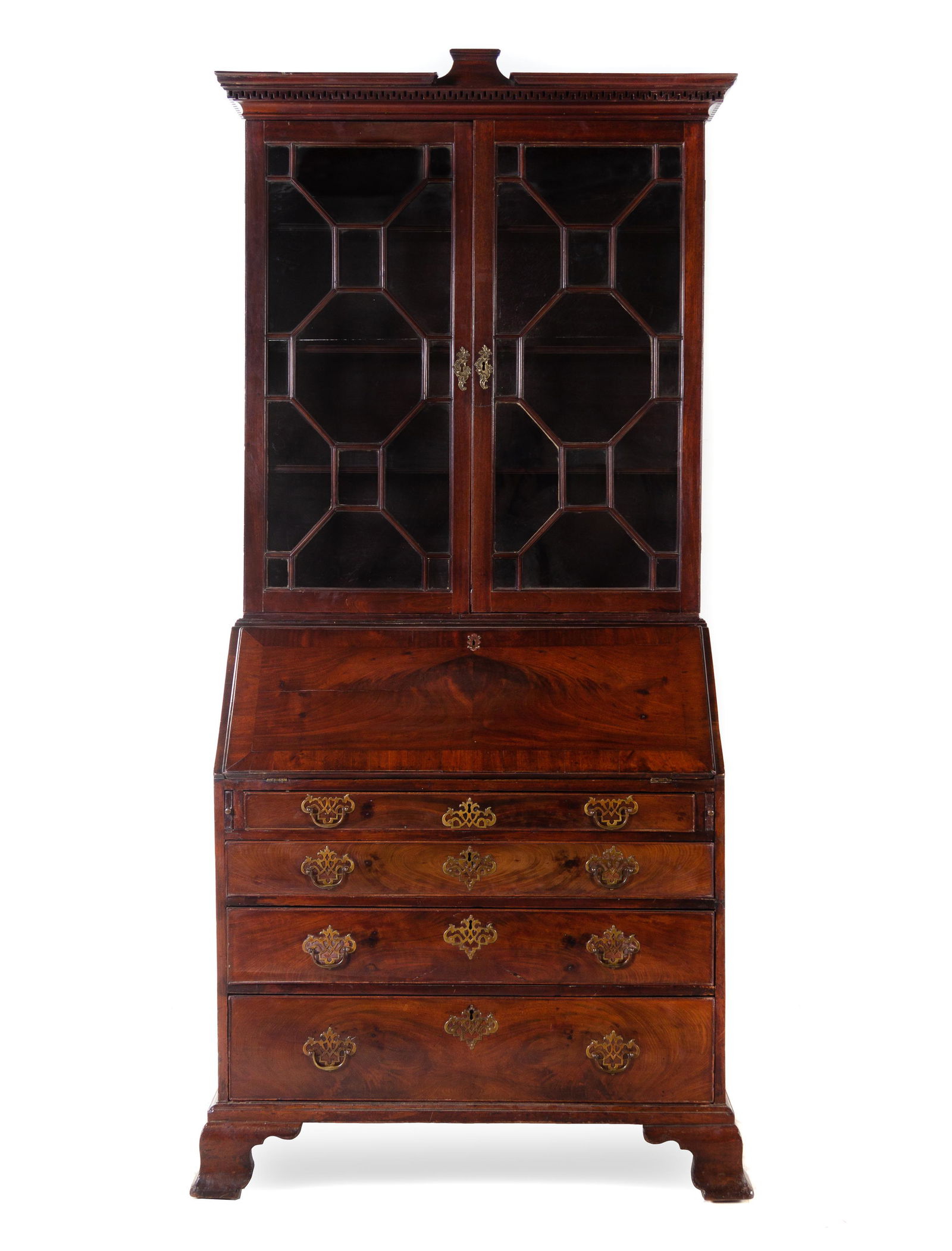 A George III Mahogany Secretary Bookcase (1 of 2)