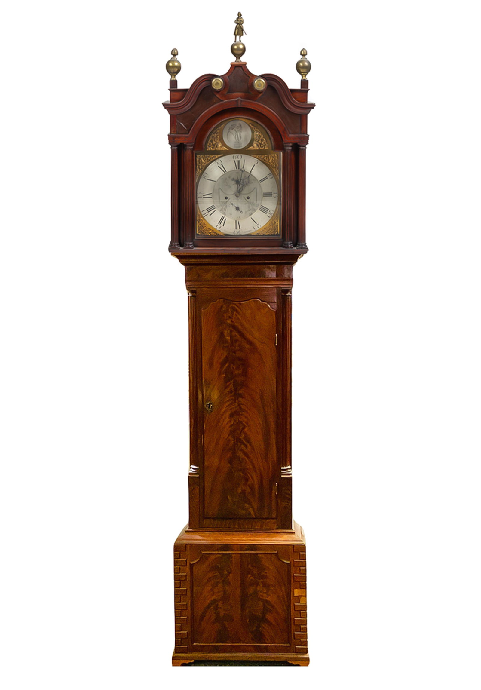 An English or Welsh Quarter-Striking Mahogany Tall Case (1 of 1)