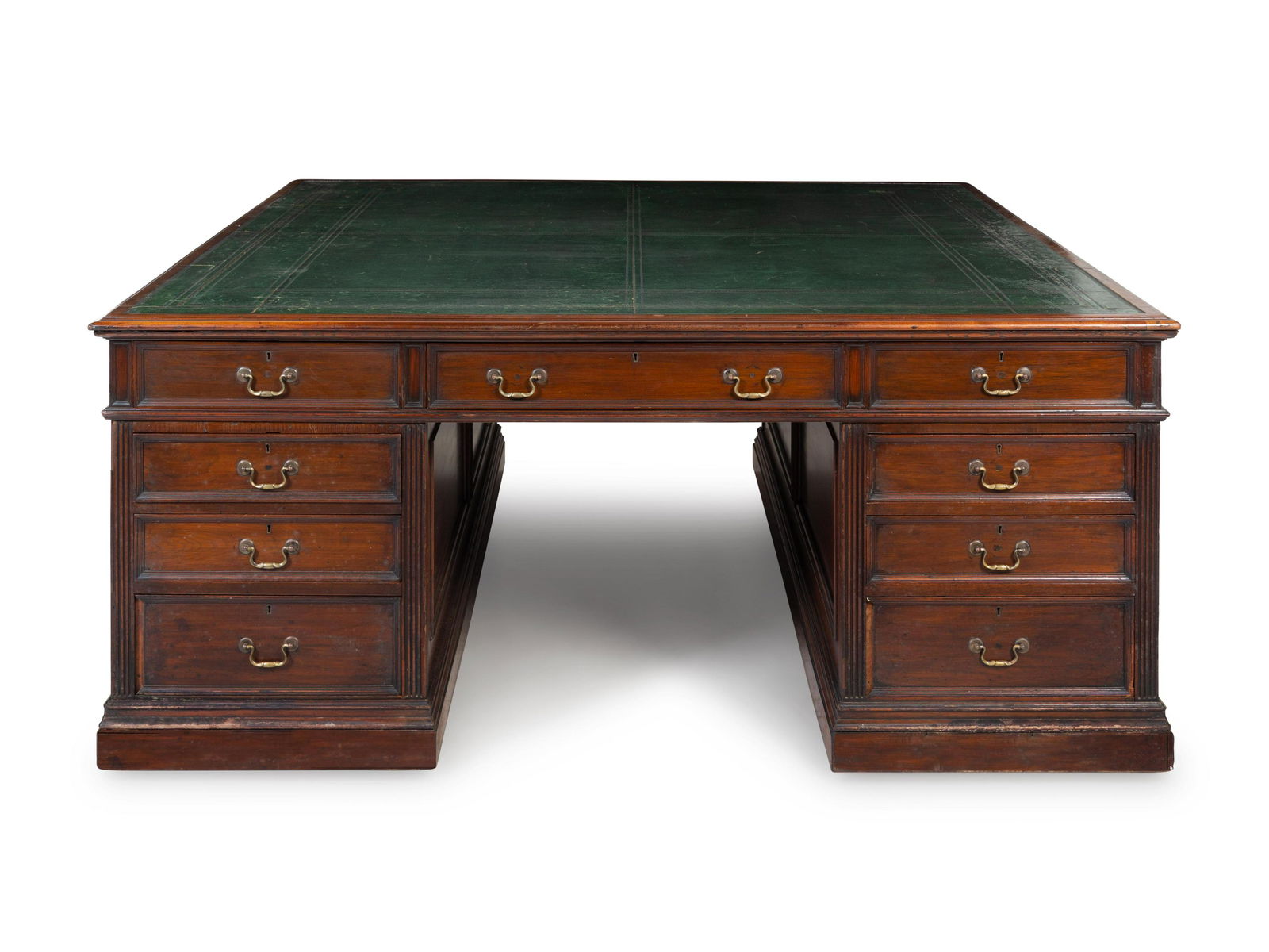 Labeled Shelbyville Desk Co Mahogany Desk Jan 20 2018