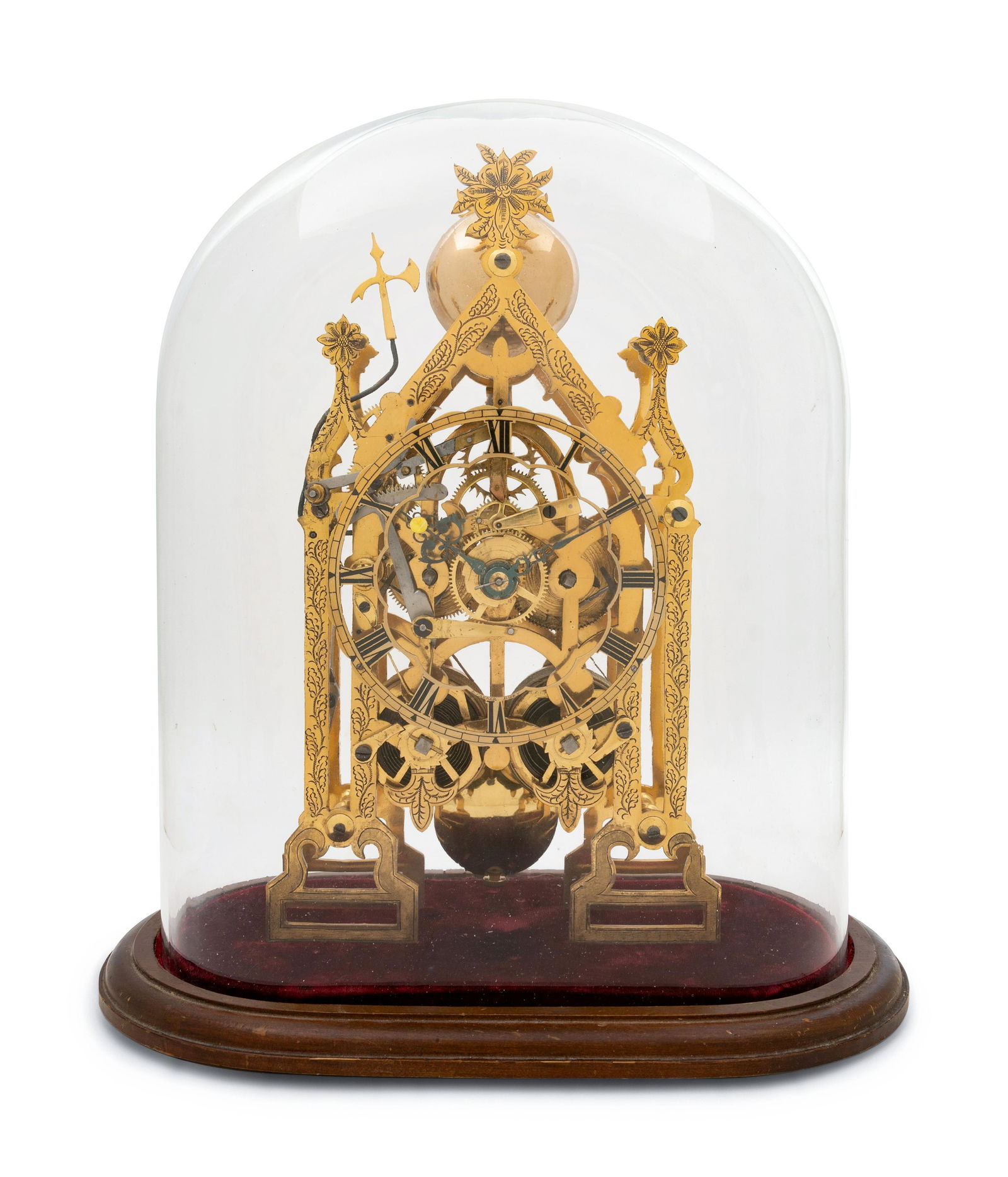 A Late Regency Brass Skeleton Clock (1 of 3)