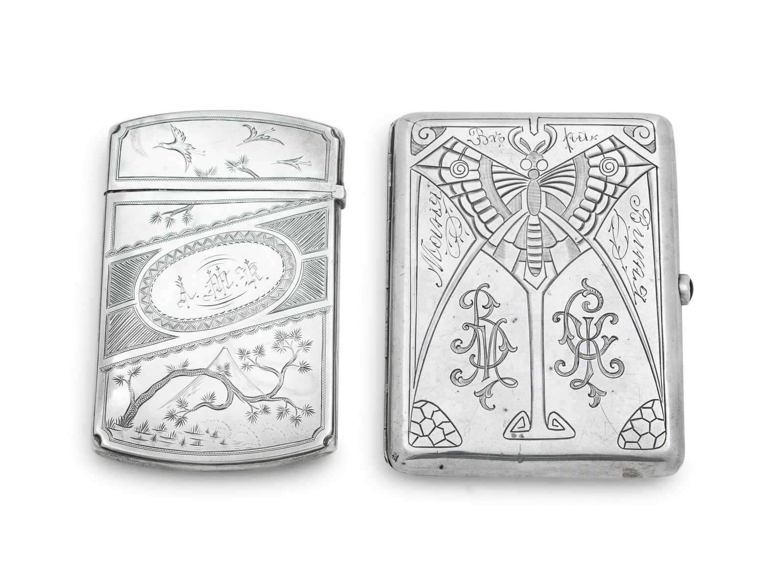 A Russian Silver Cigarette Case (1 of 3)