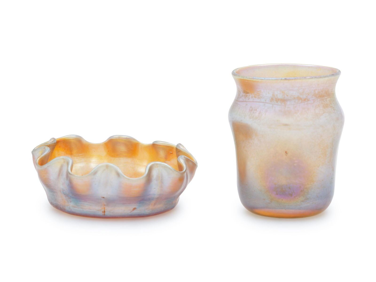 Two Tiffany Studios Favrile Glass Table Articles (1 of 2)