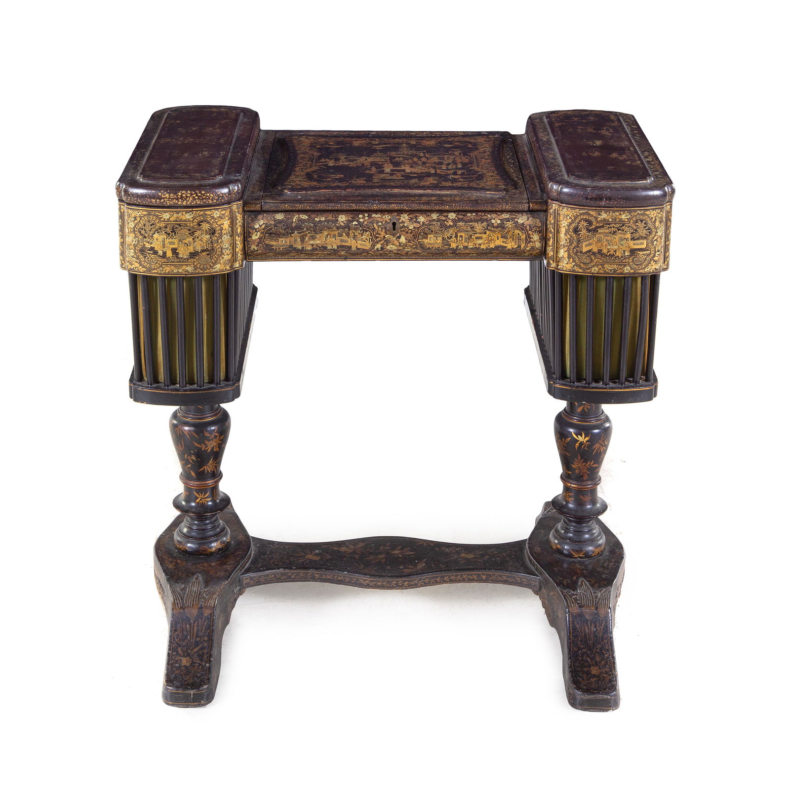 A Chinese Export Lacquered Work Table (1 of 2)