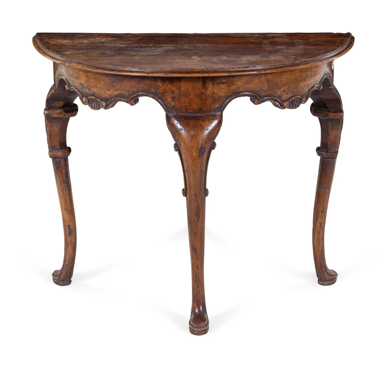 An Italian Carved Walnut Console Table (1 of 2)