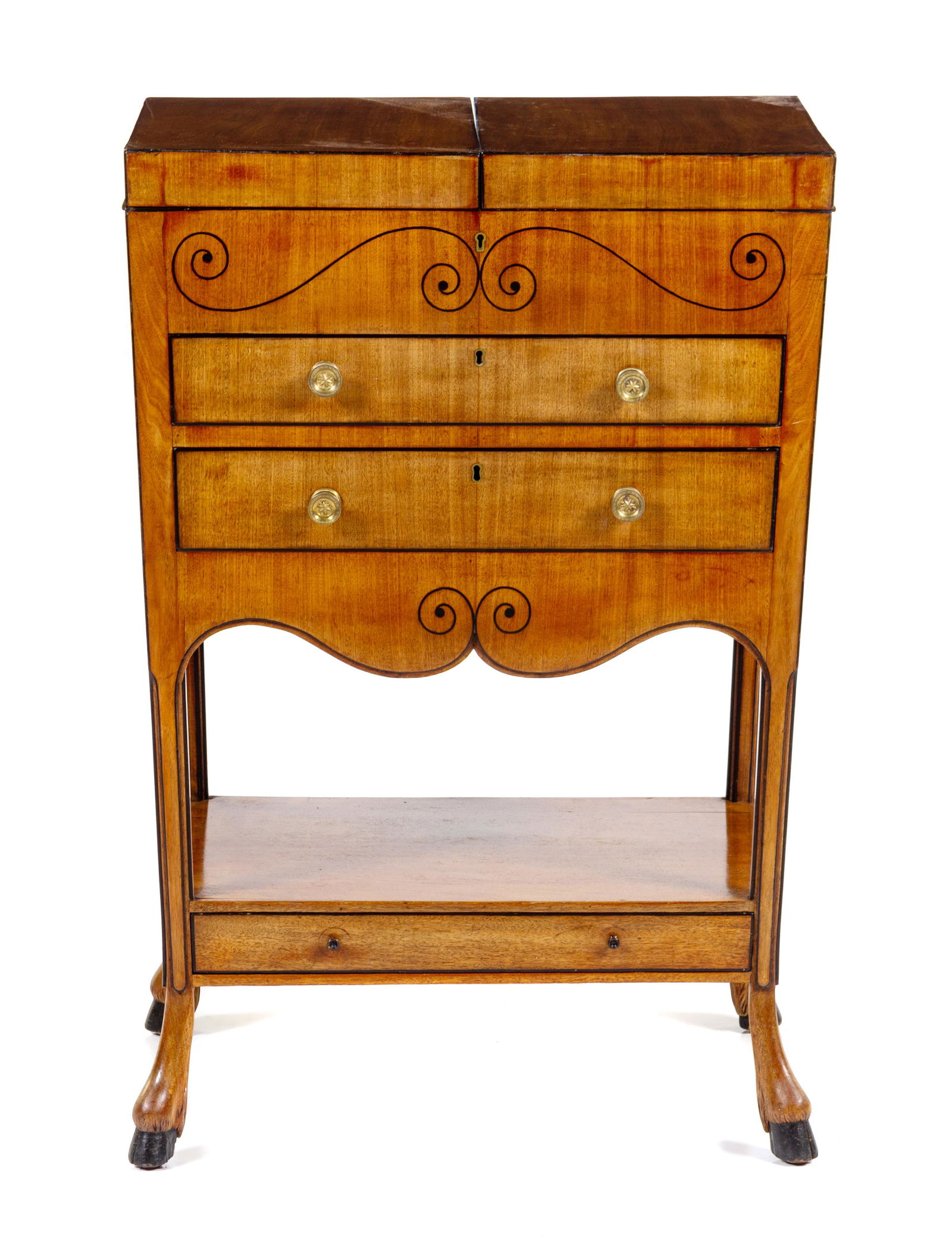 A Biedermeier Bar Cabinet  Height 36 1/2 x width 25 1/4 (1 of 3)