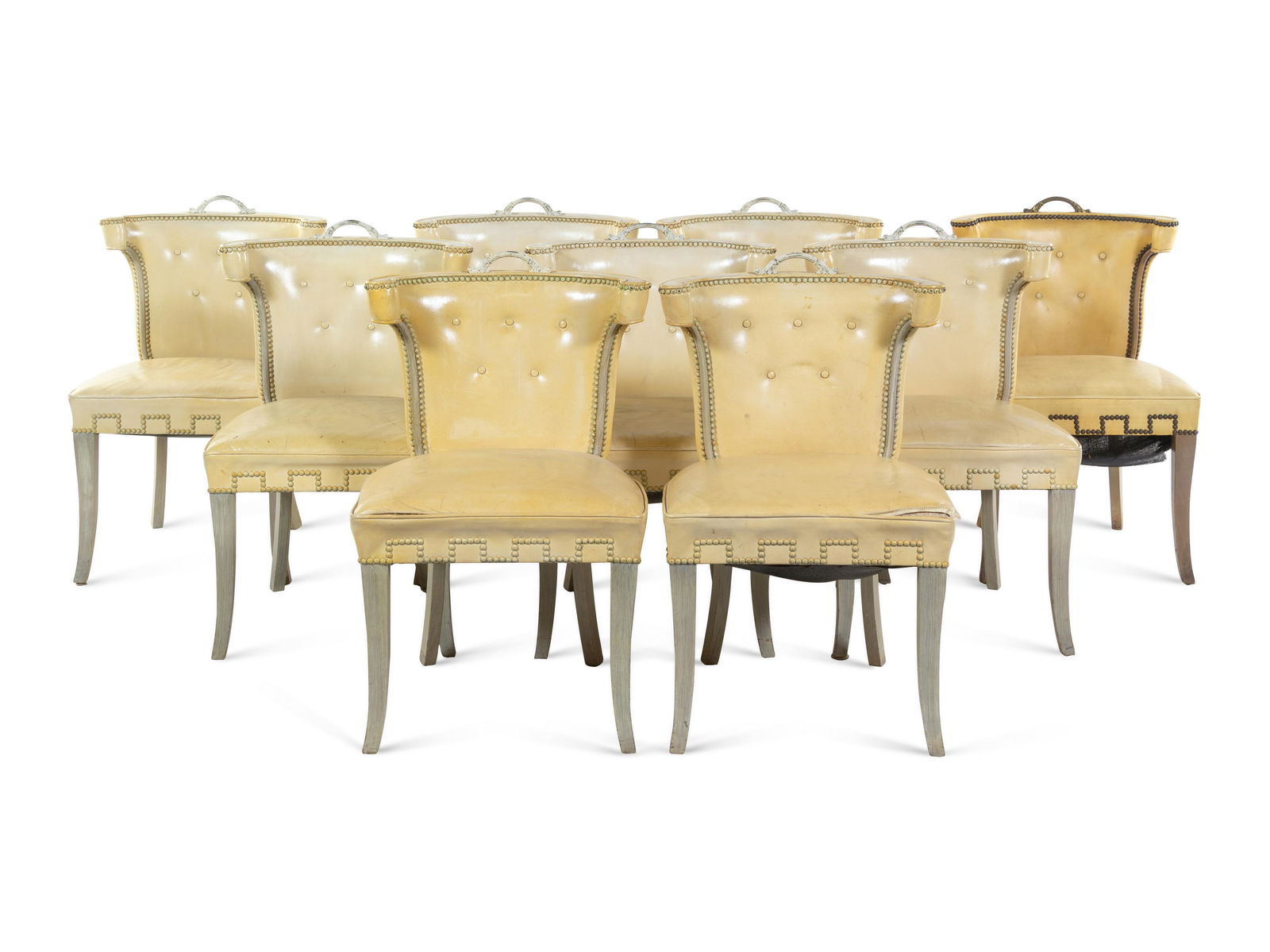A Set of Nine Oxford-Kent Dining Chairs (1 of 2)