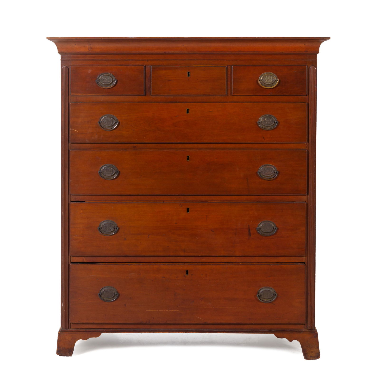 An American Tall Chest of Drawers Height 53 x width 46 (1 of 2)