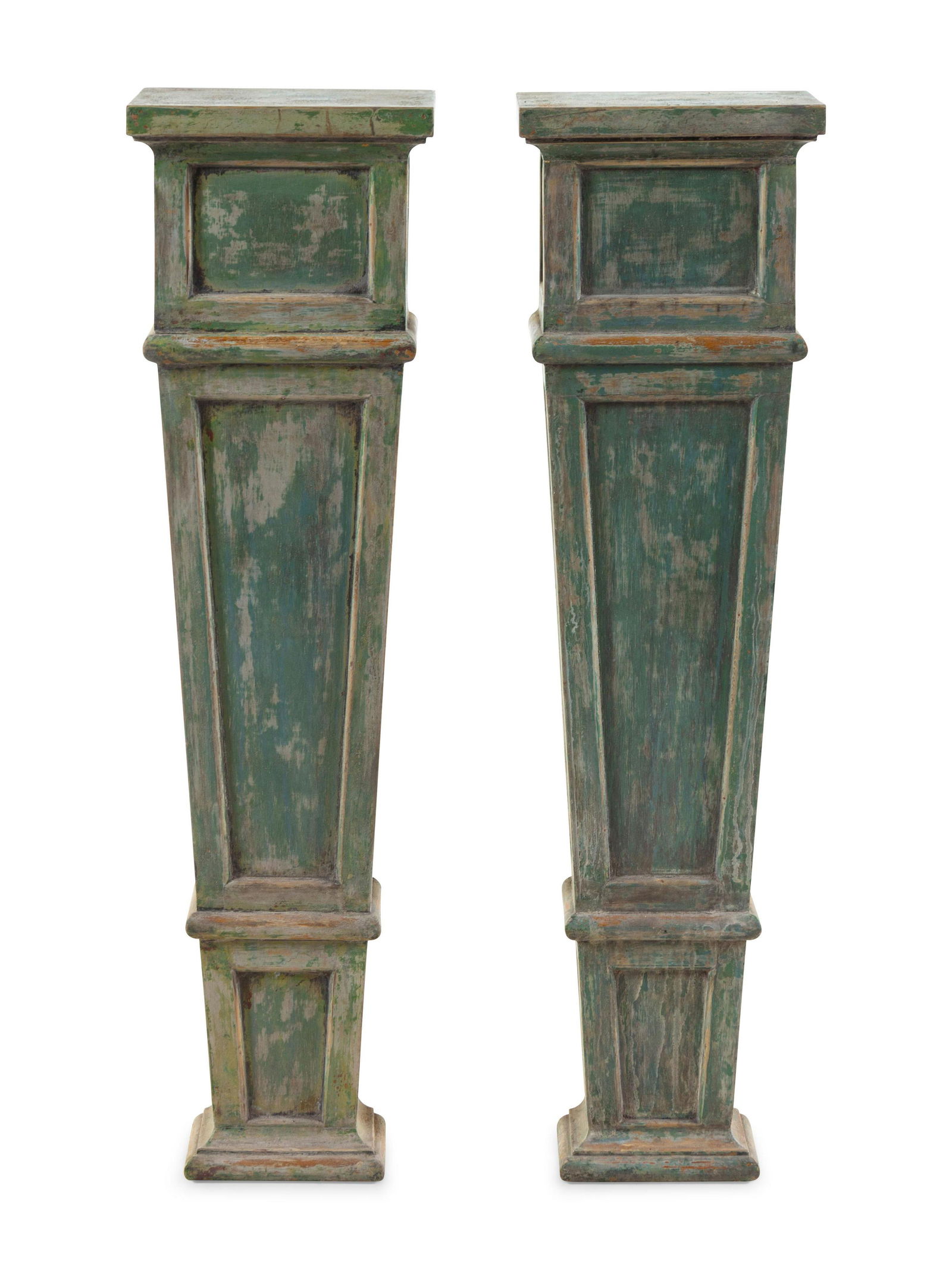 A Pair of Painted Pedestals (1 of 1)