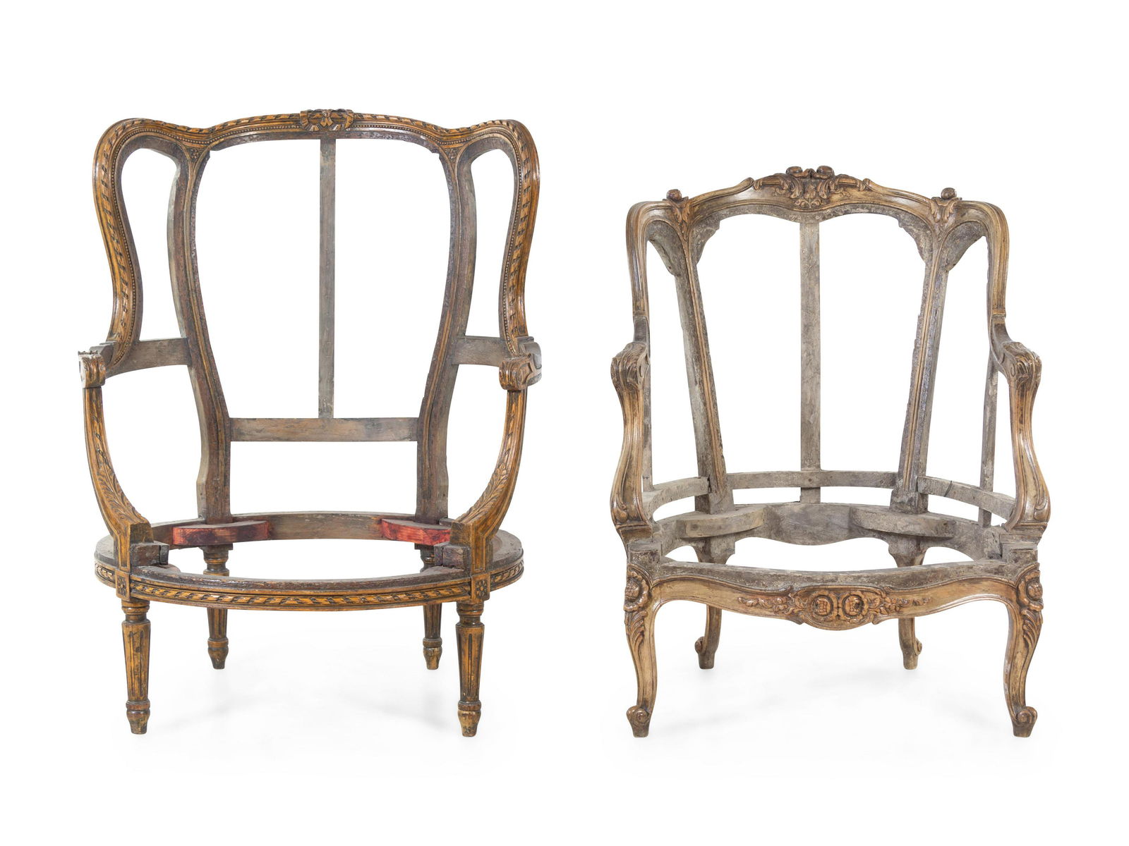Two Wingback Fauteuil Frames (1 of 1)