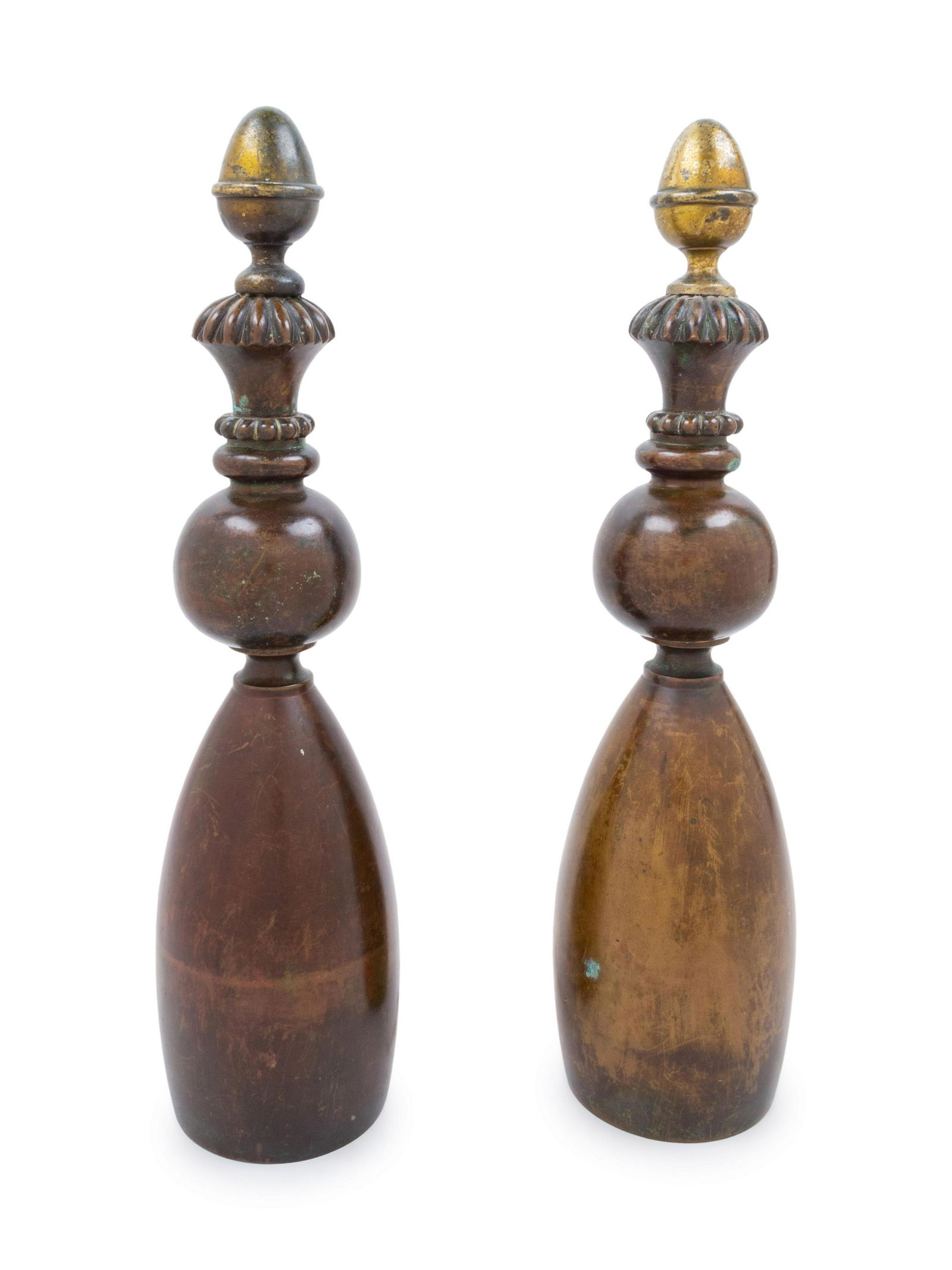 A Pair of Continental Bronze Ornaments (1 of 1)