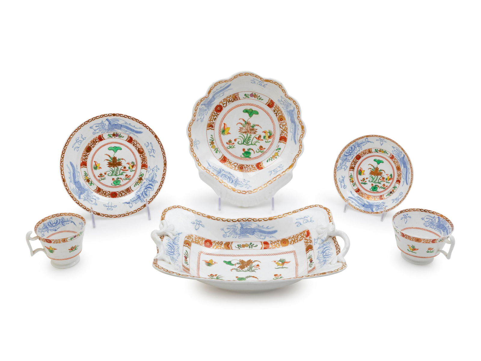 A Partial Set of Continental Porcelain Dinnerware (1 of 1)