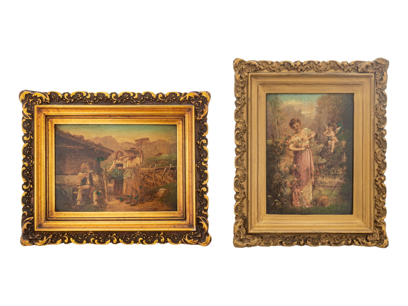 A Collection of Continental Miniature Framed Decorative (1 of 3)