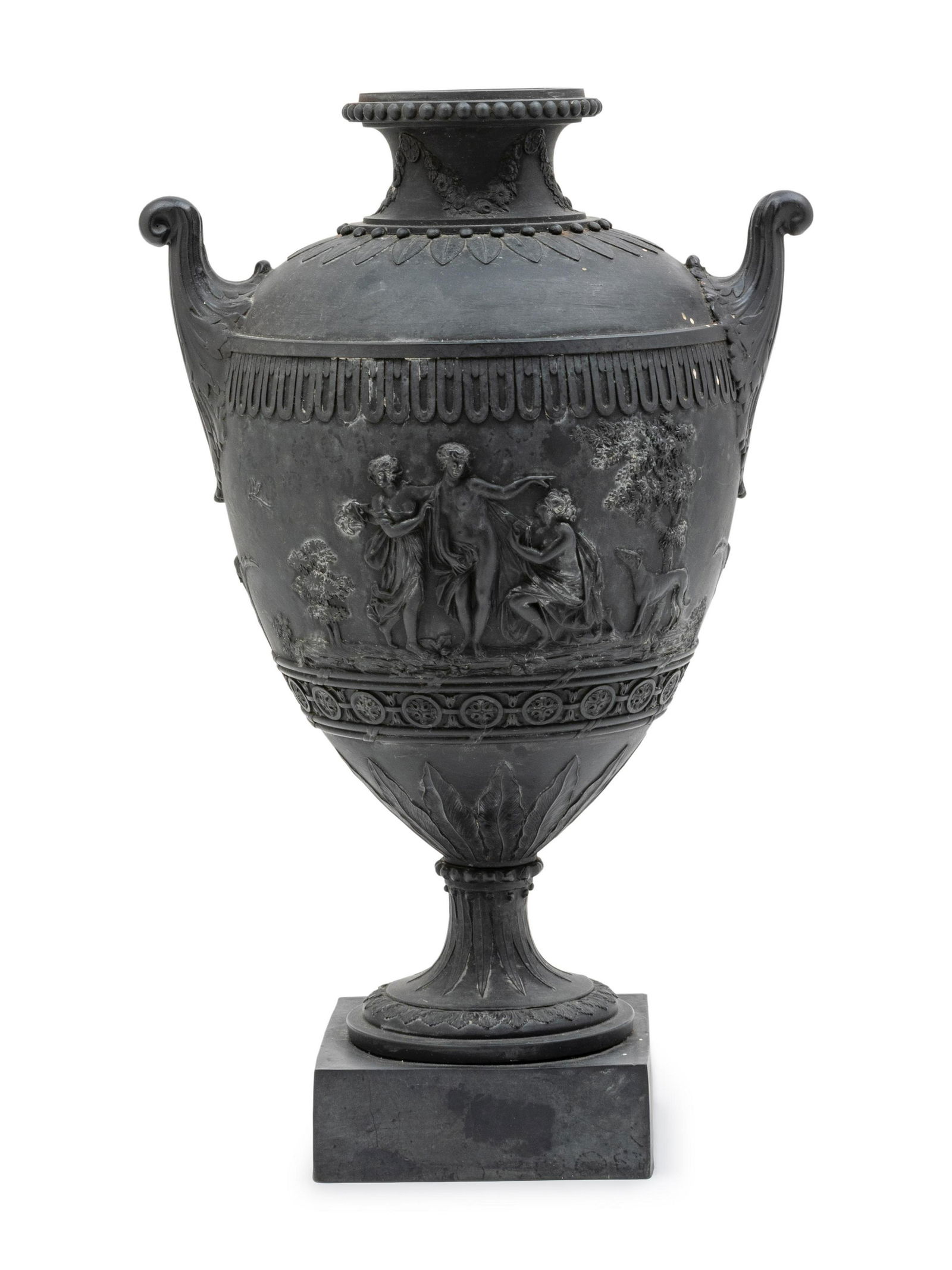 A Turner Roman Revival Basalt Ware Urn (1 of 1)