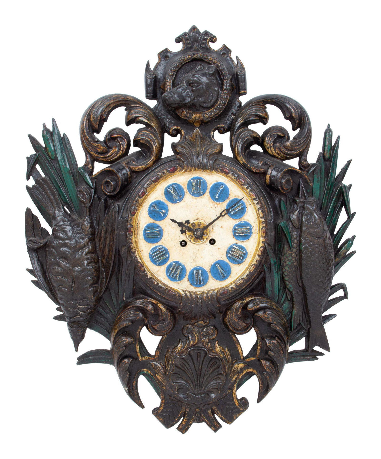 A Victorian Cast Iron Clock (1 of 1)