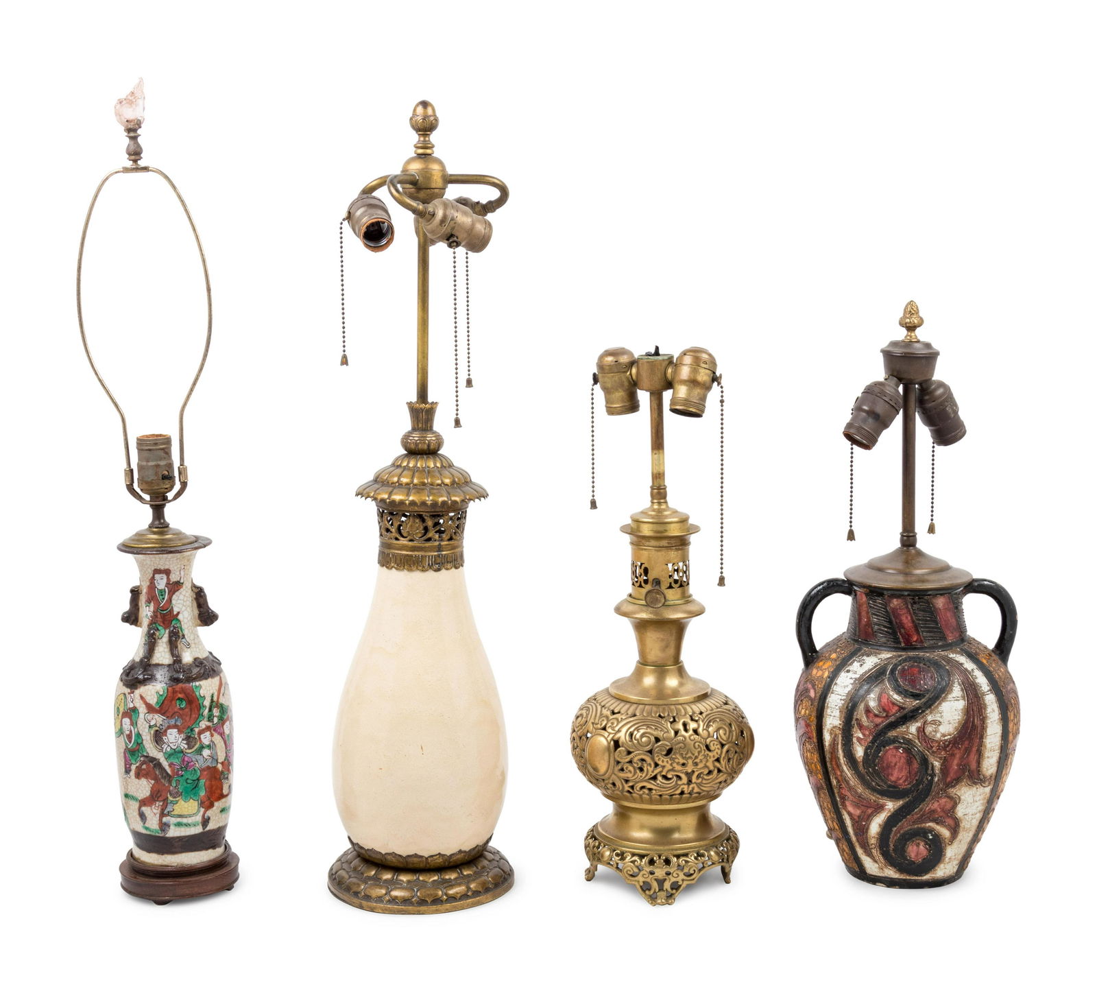A Collection of Four Table Lamps (1 of 1)