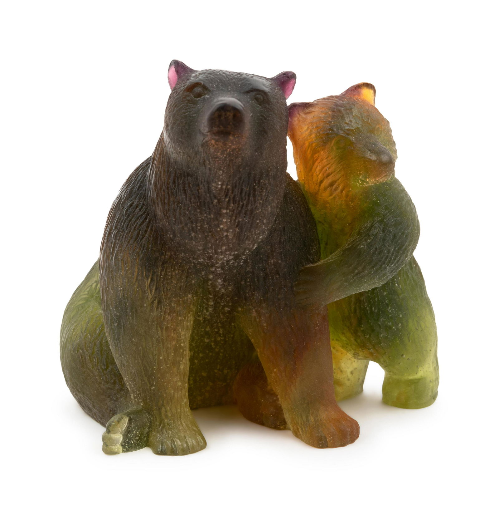 Daum France, Late 20th Century Mother Bear and Cub (1 of 1)