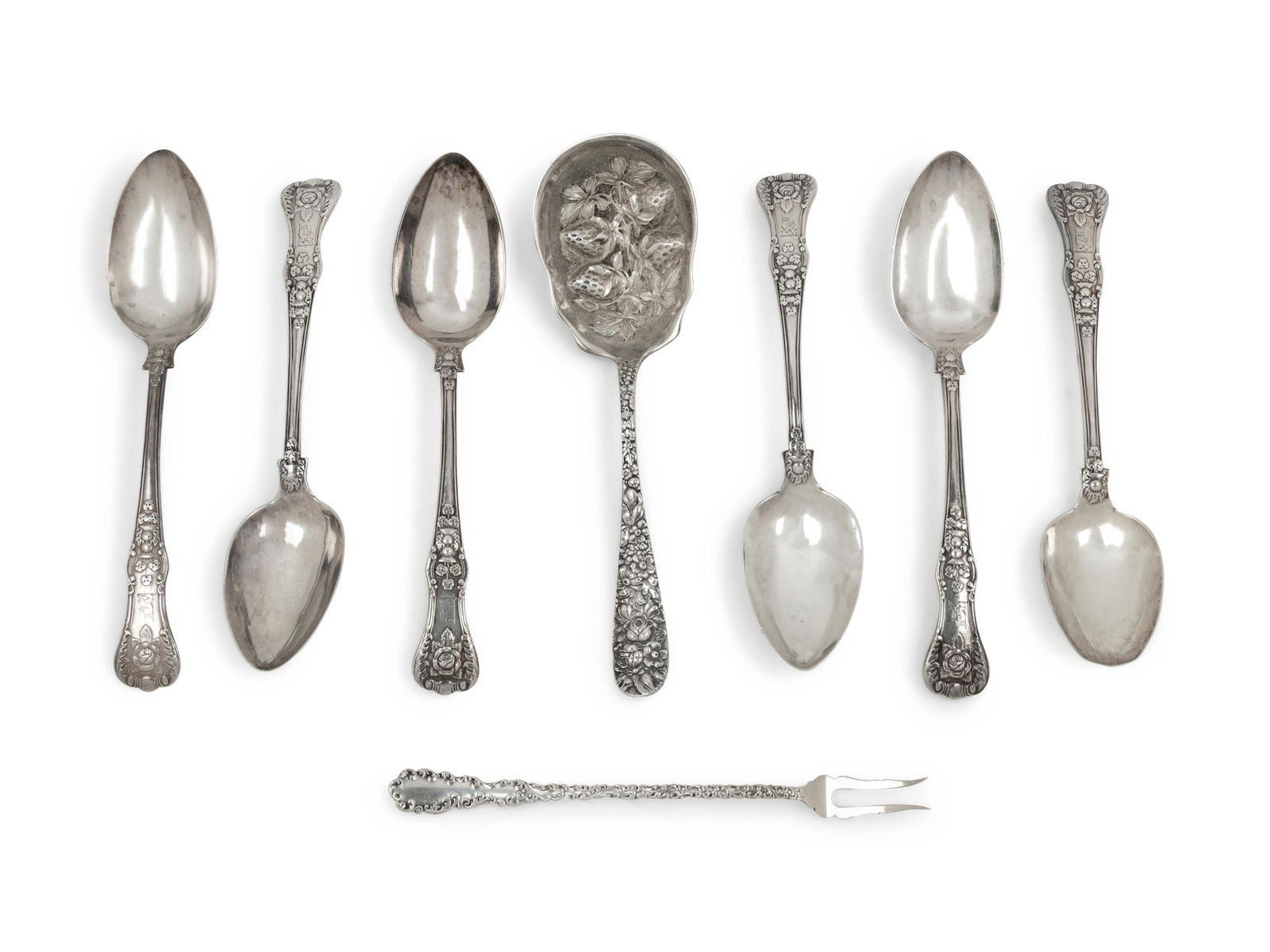 A Group of English and American Silver Serving Articles (1 of 2)