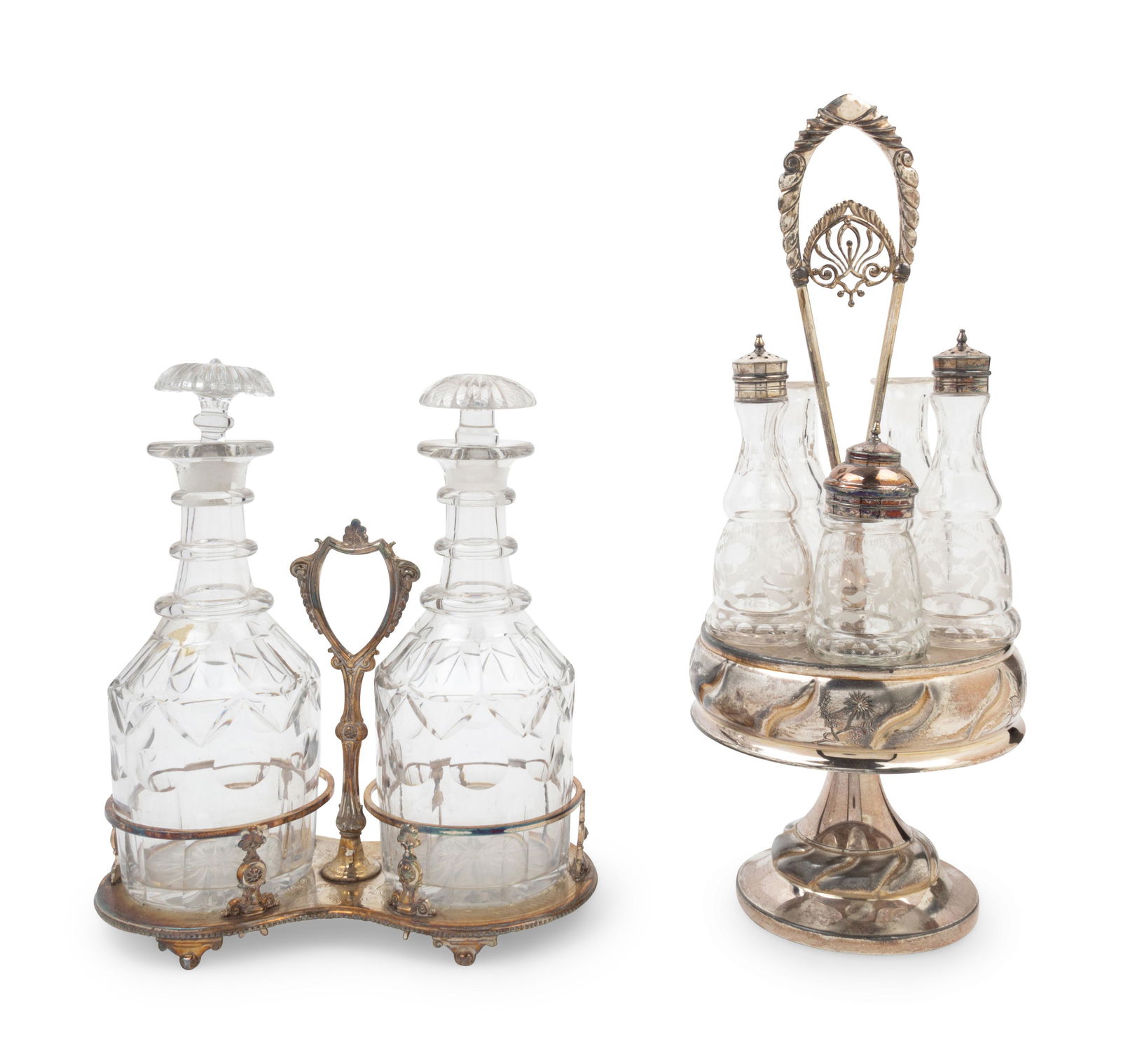 Two Silver-Plate and Glass Serving Articles (1 of 1)