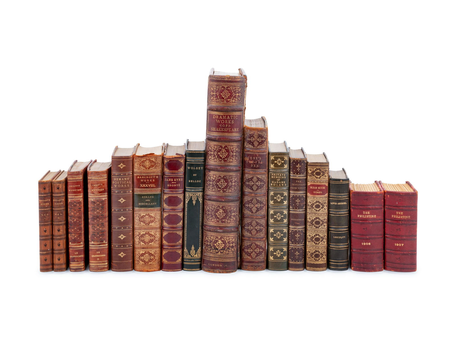 [BINDINGS]. A group of 14 works in 16 volumes, (1 of 1)