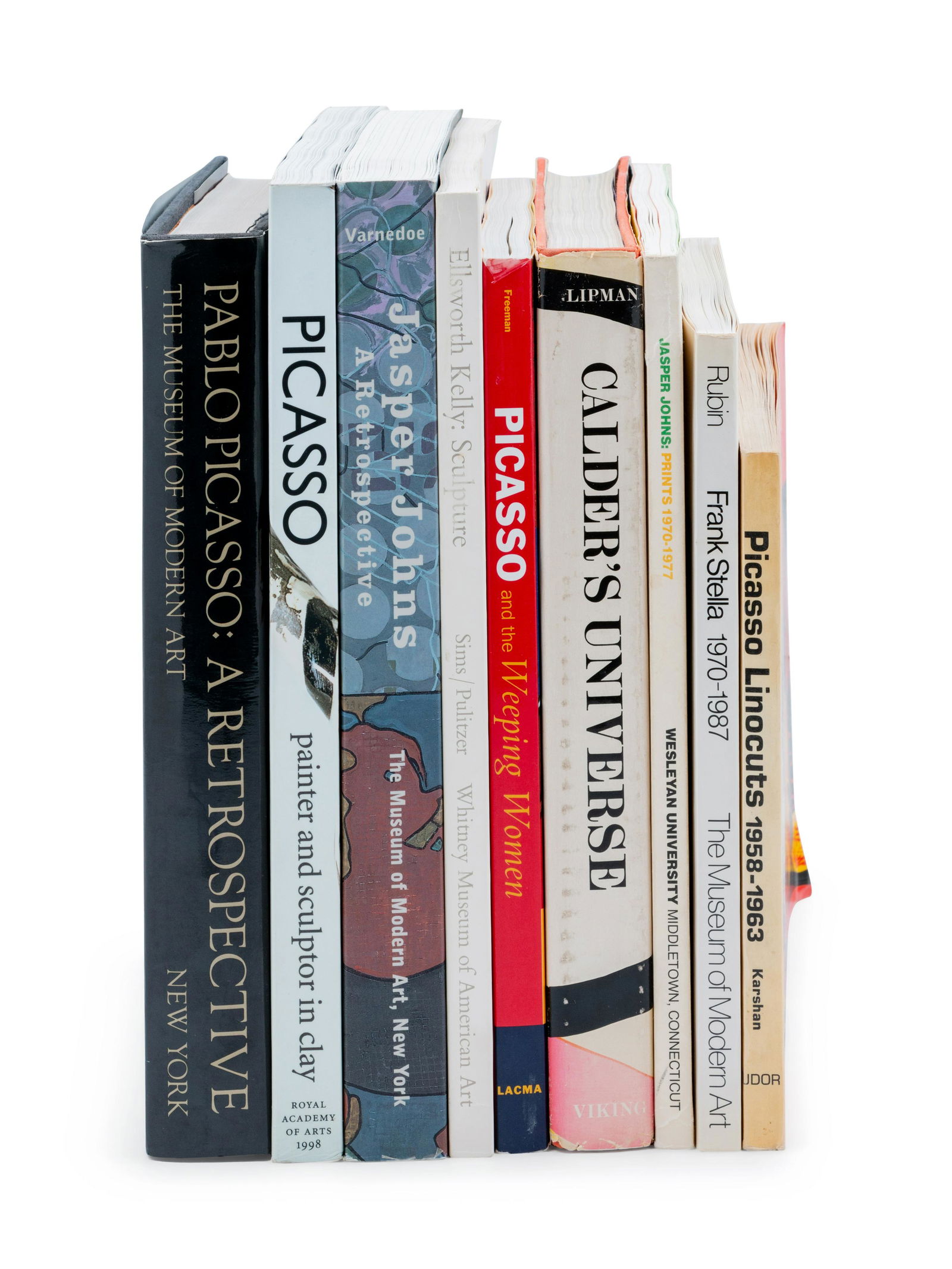 A Group of Nine Art Books on Contemporary Artists (1 of 2)