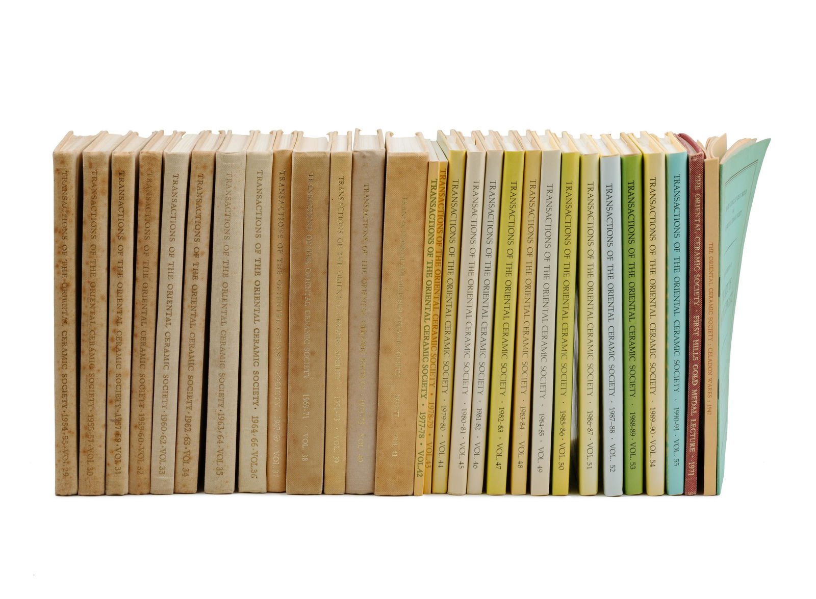 A Group of Transactions of the Oriental Ceramic Society (1 of 1)