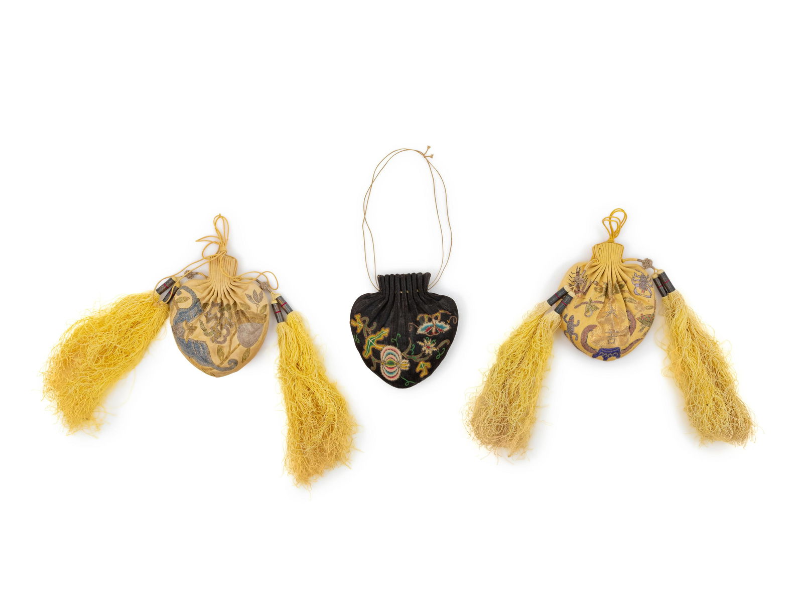 Three Embroidered Pouches Length of each 3 1/2 in., 9 (1 of 1)