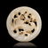 A Carved White Jade Pendant Diam. 2 1/4 in., 5.7 cm. - 2