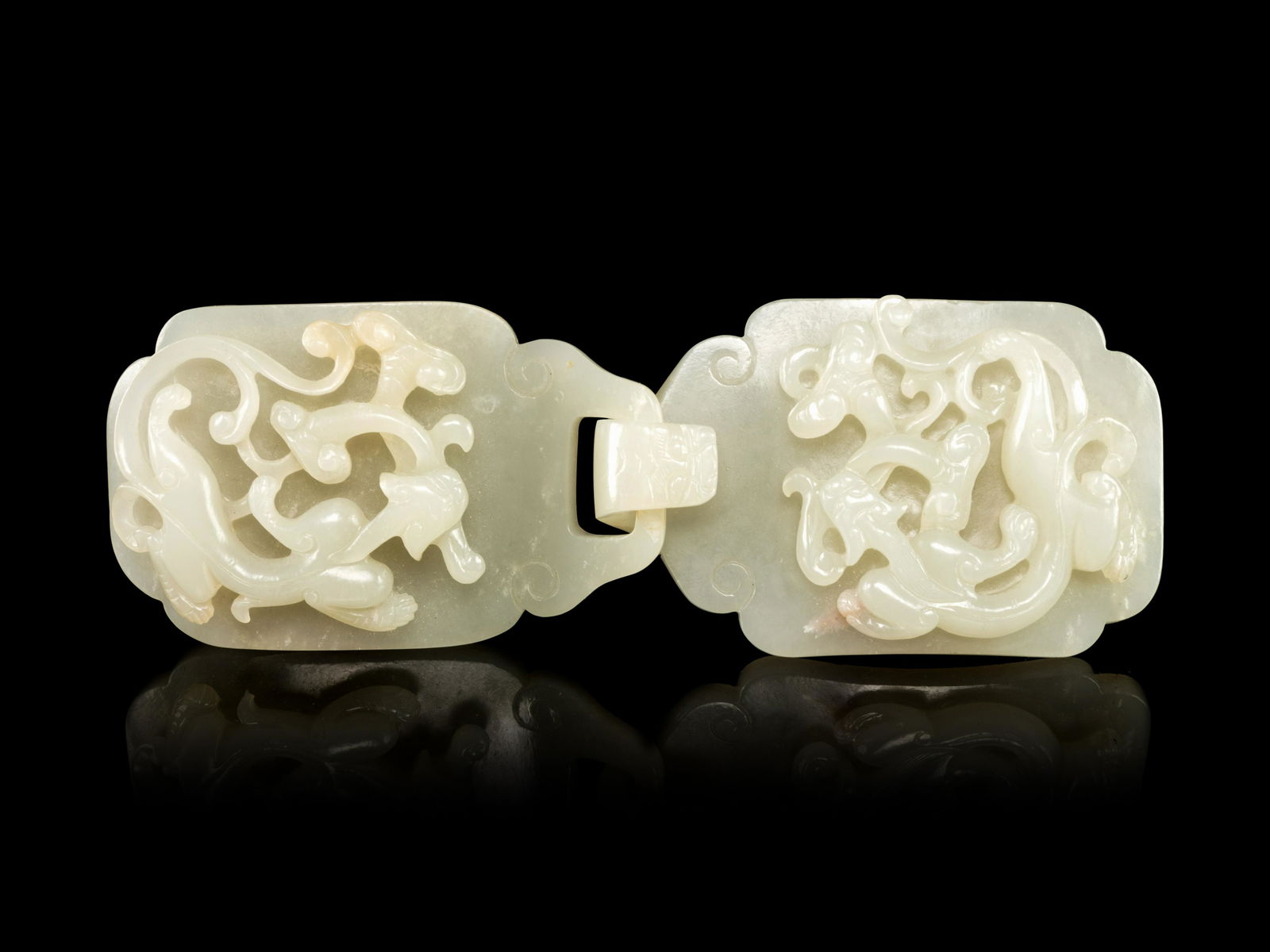 A Carved White Jade (1 of 3)
