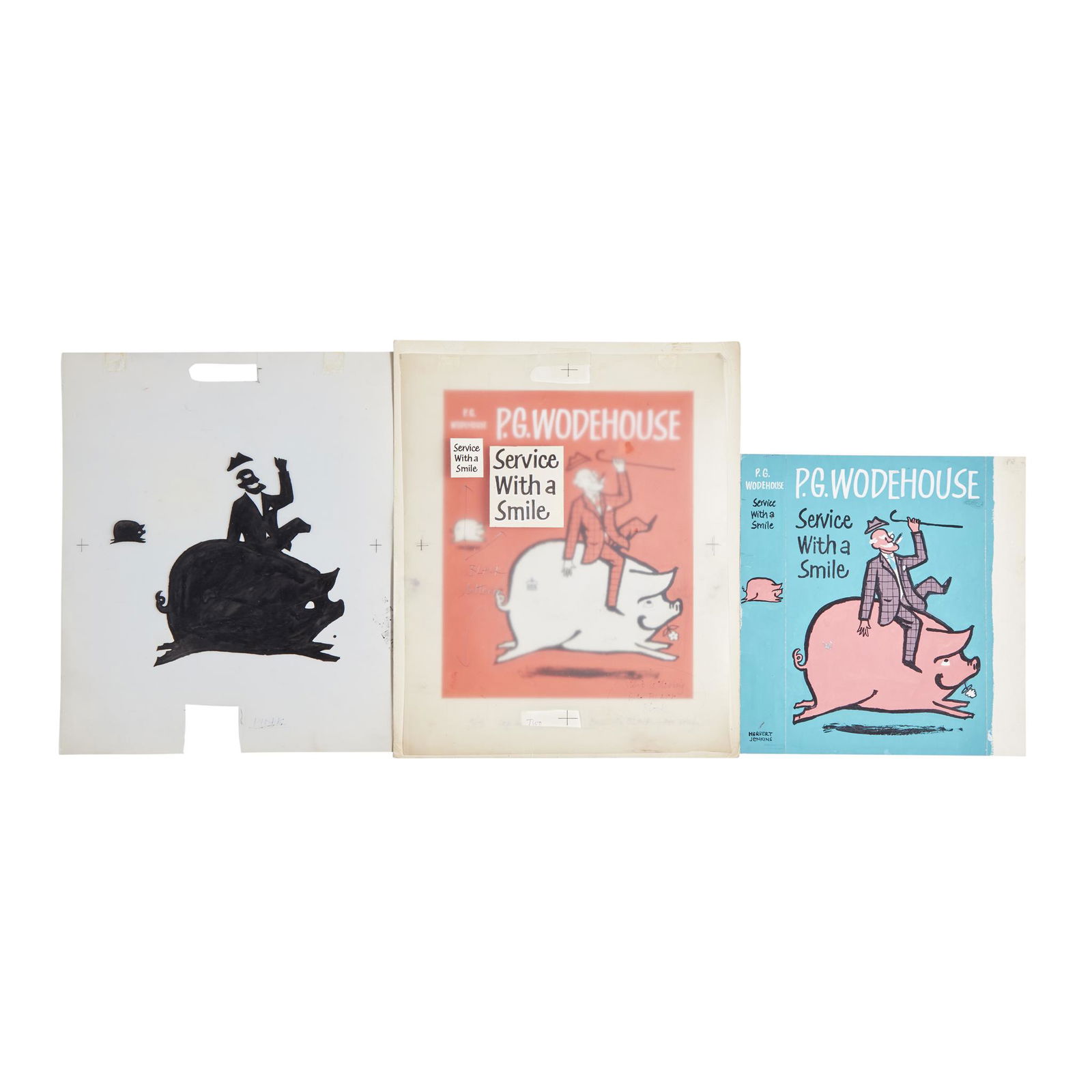 Wodehouse, P.G., Original Dust-Jacket Maquette for (1 of 1)