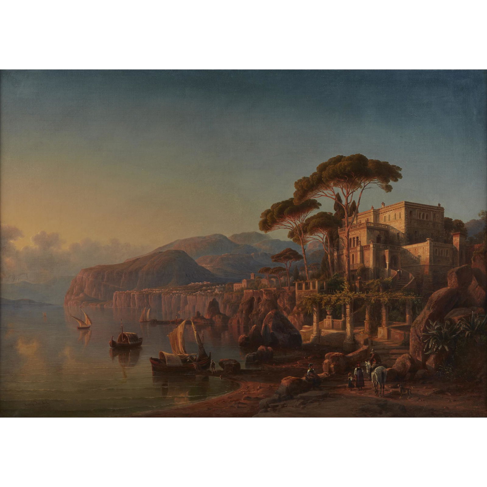 Henry Jackel (German, 1840–1876), , Bay of Ischia (1 of 1)