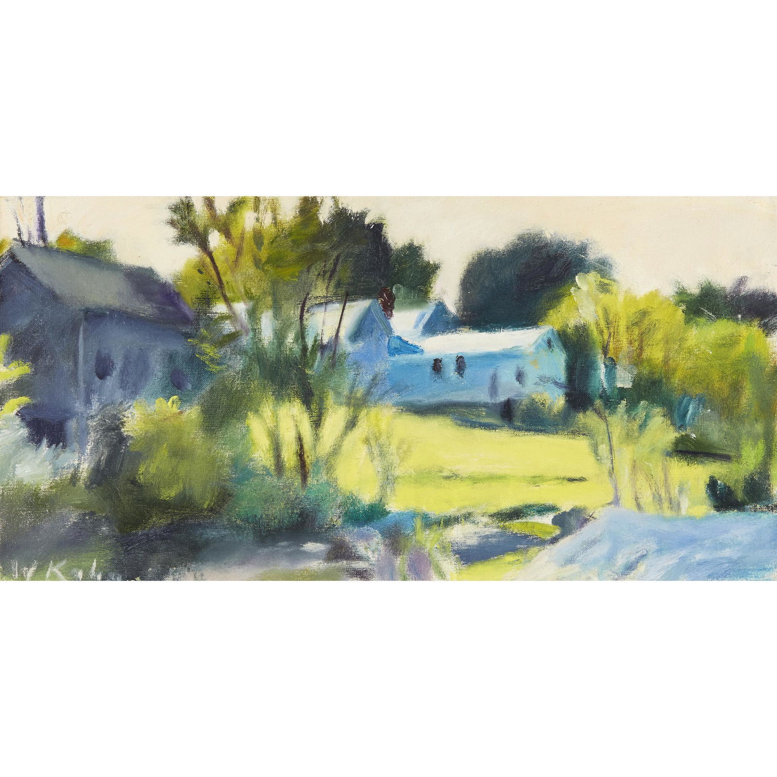 Wolf Kahn (American/German, 1927-2020), Behind Sam's (1 of 1)